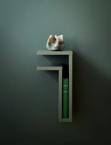 Ράφι τοίχου F-shelf πράσινο γκρι - Ράφι αριστερά - Maze