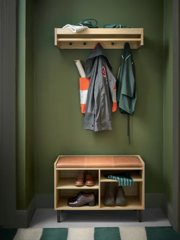 Gentle αποθηκευτικός πάγκος - Δρυς, 78x53x35 εκ - Maze