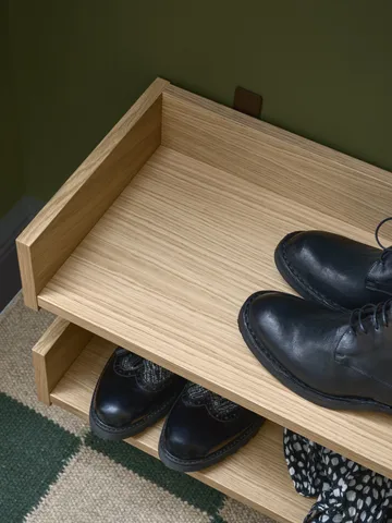 Gentle παπουτσοθήκη - Δρυς, 78x8x30 cm - Maze