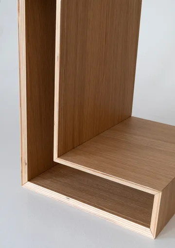 L-shelf επιτοίχιο ράφι - Δρυς, 30x38x29 εκ. - Maze