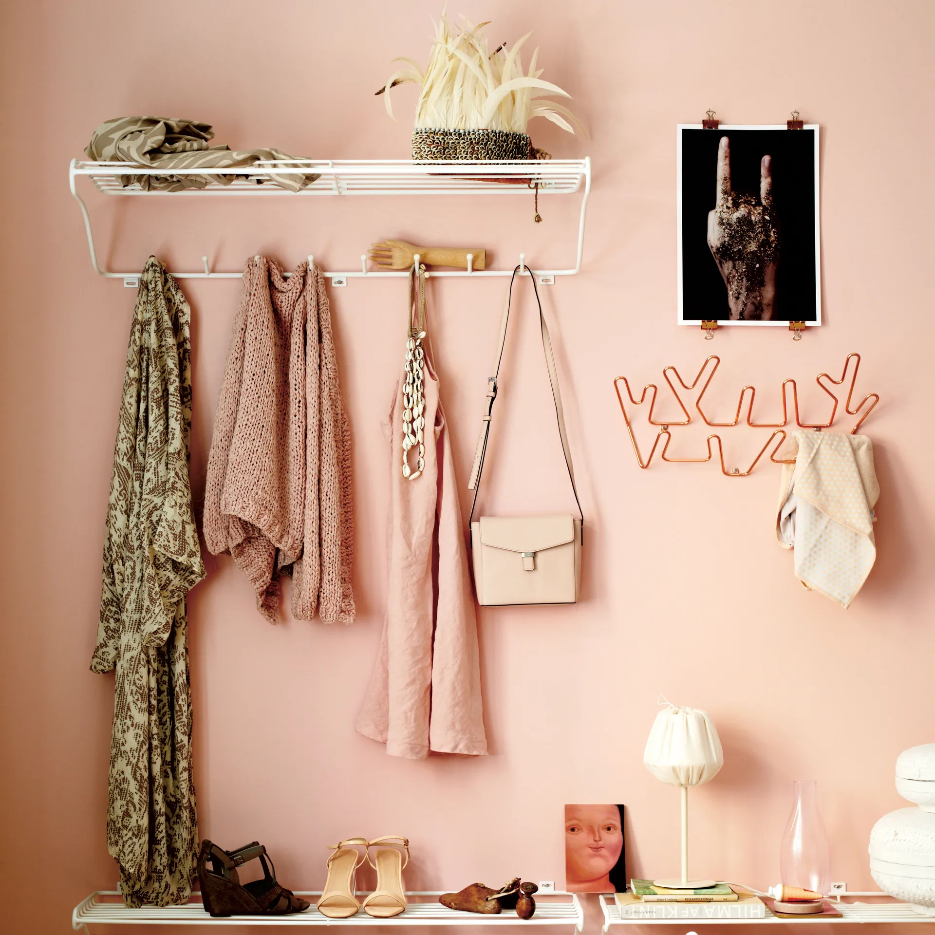 Κρεμάστρα για καπέλα L, λευκό Maze