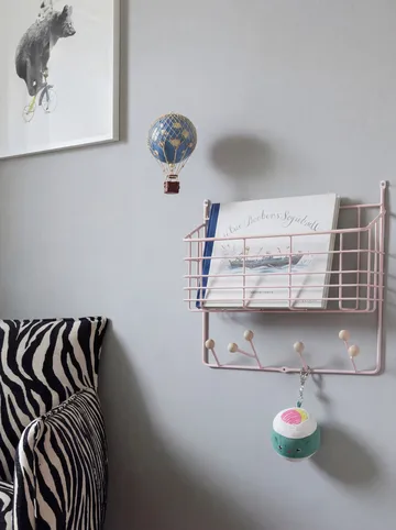 Ράφι Mitten junior - Pale pink, 38,6x35,2x8,6 cm - Maze