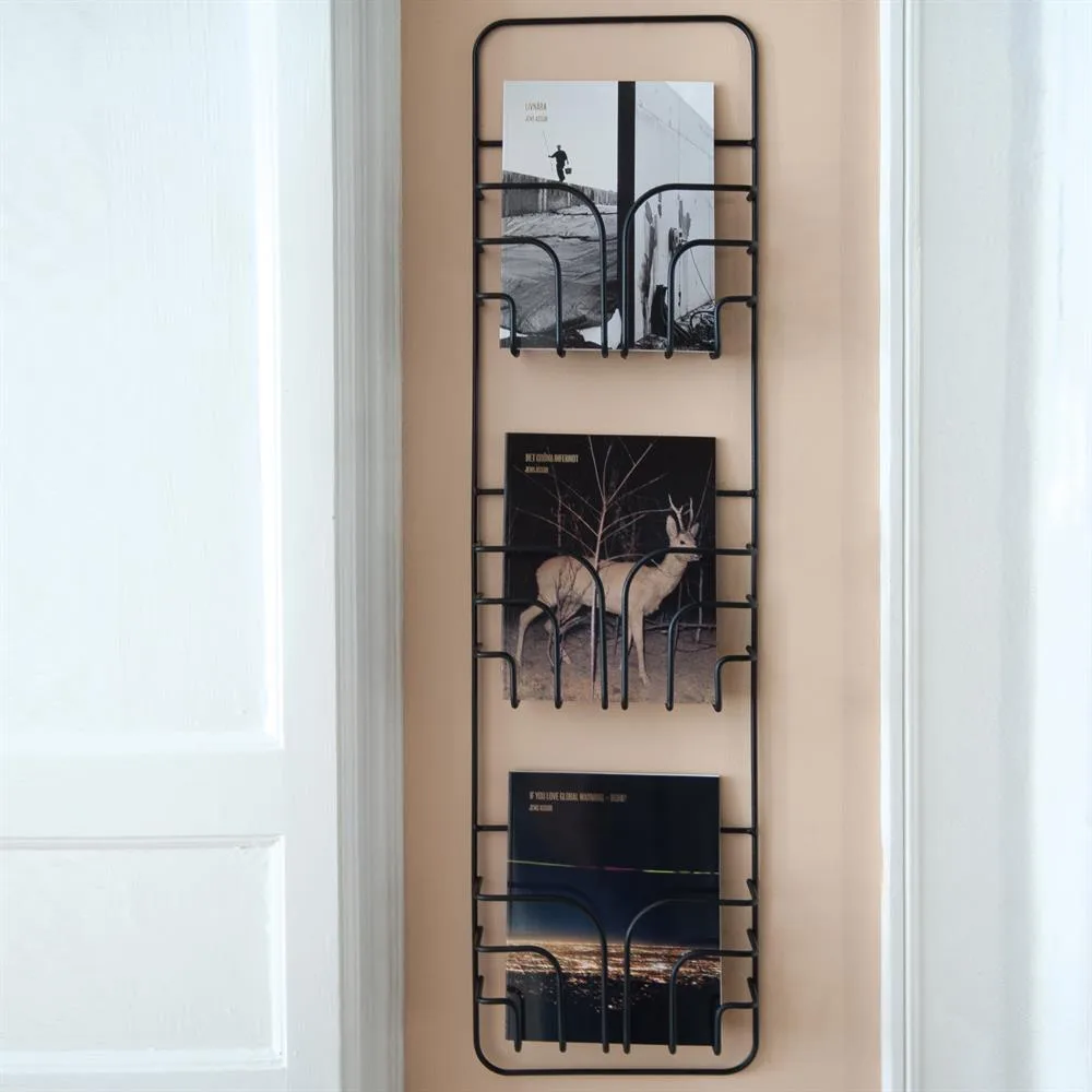 Now θήκη περιοδικών, μαύρο Maze