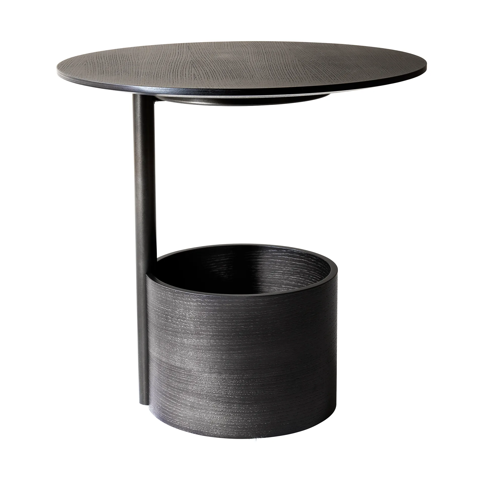 Τραπεζάκι του καφέ, Parasol S, Ø50 εκ, Δρυς χρωματισμένη σκούρα Maze