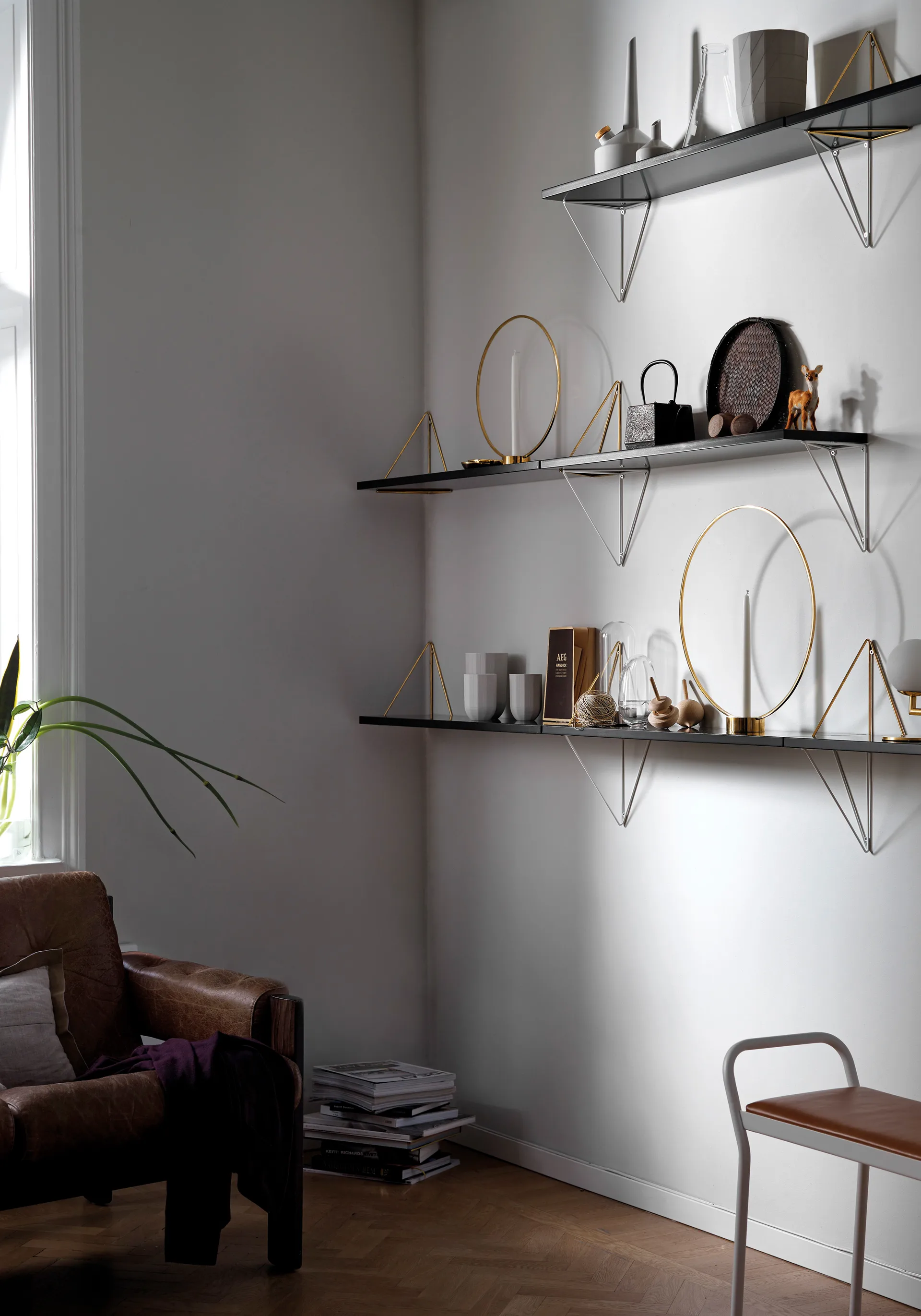 Pythagoras βραχίονες, συσκευασία 2 τεμαχίων, λευκό Maze