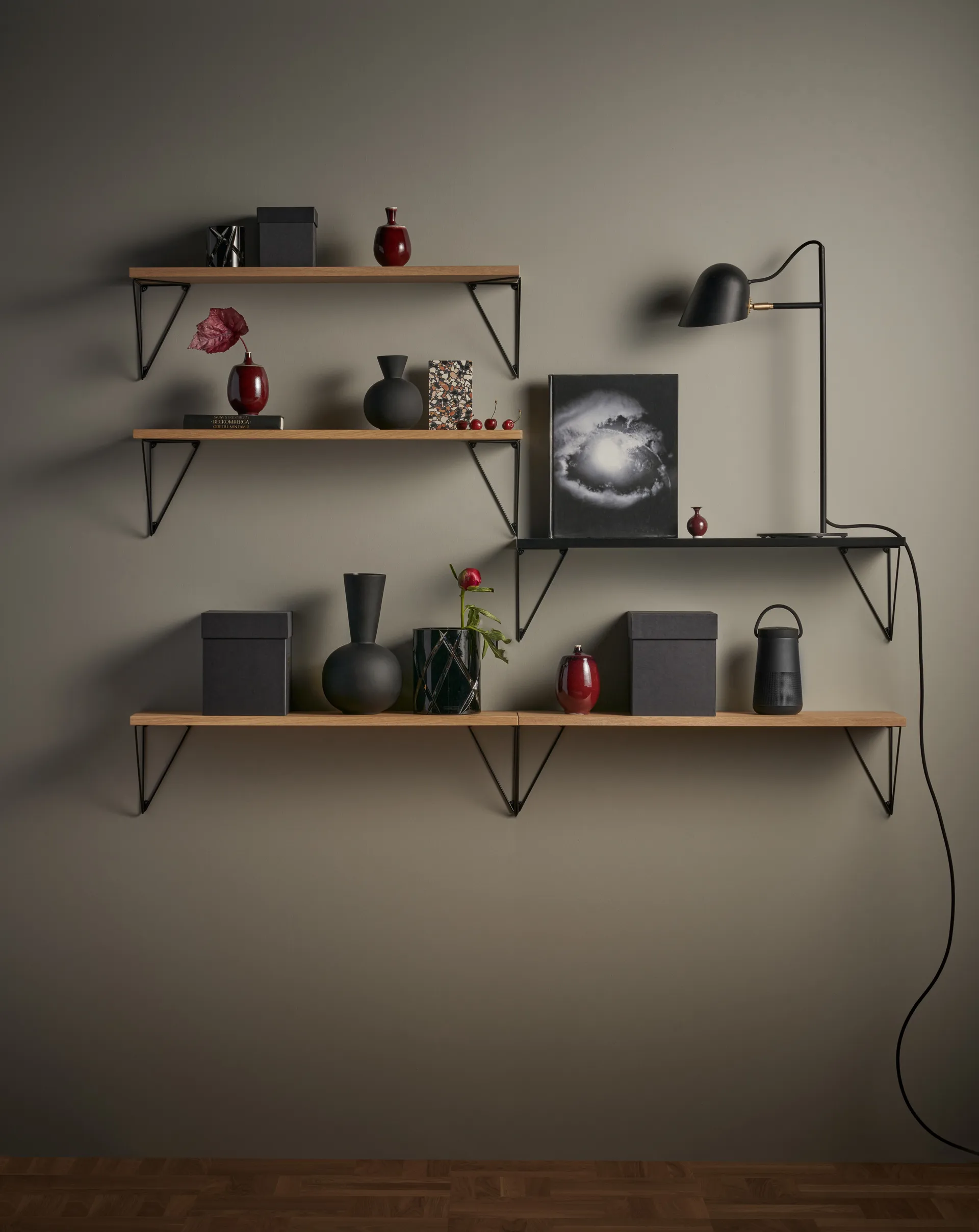 Pythagoras βραχίονες, συσκευασία 2 τεμαχίων, μαύρο Maze