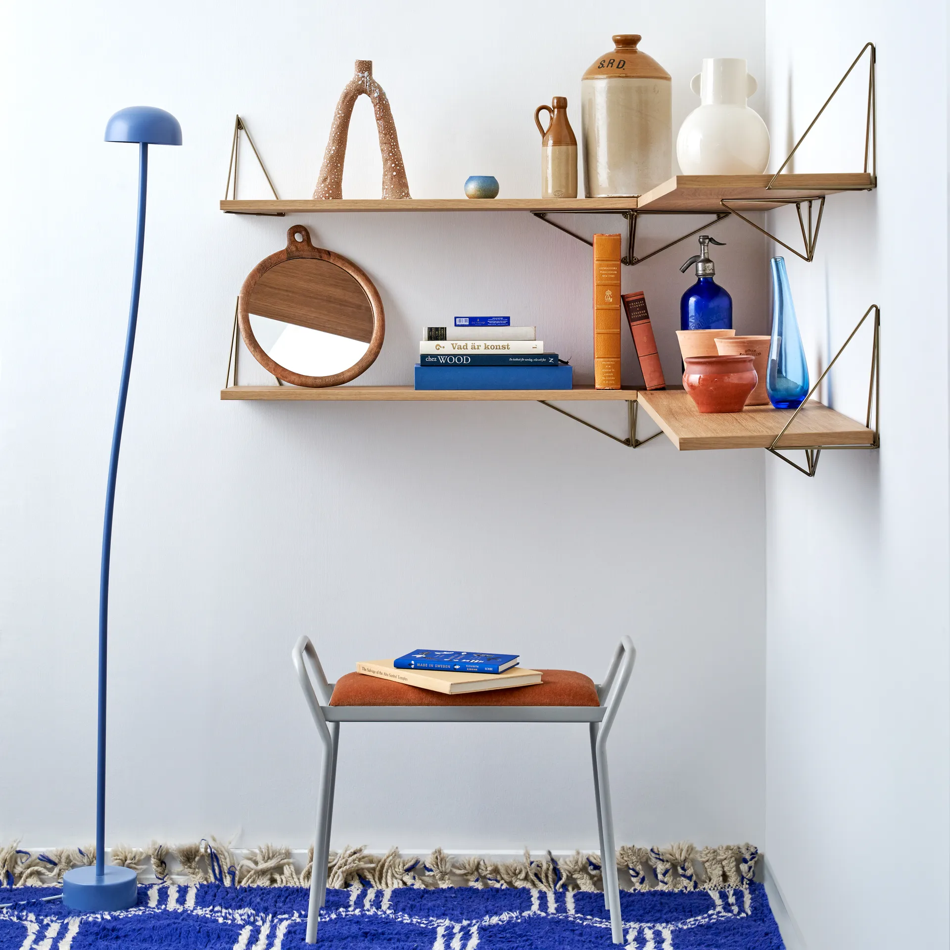 Pythagoras βραχίονες, συσκευασία 2 τεμαχίων, ορείχαλκος Maze