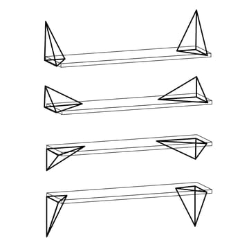 Pythagoras βραχίονες, συσκευασία 2 τεμαχίων - ορείχαλκος - Maze