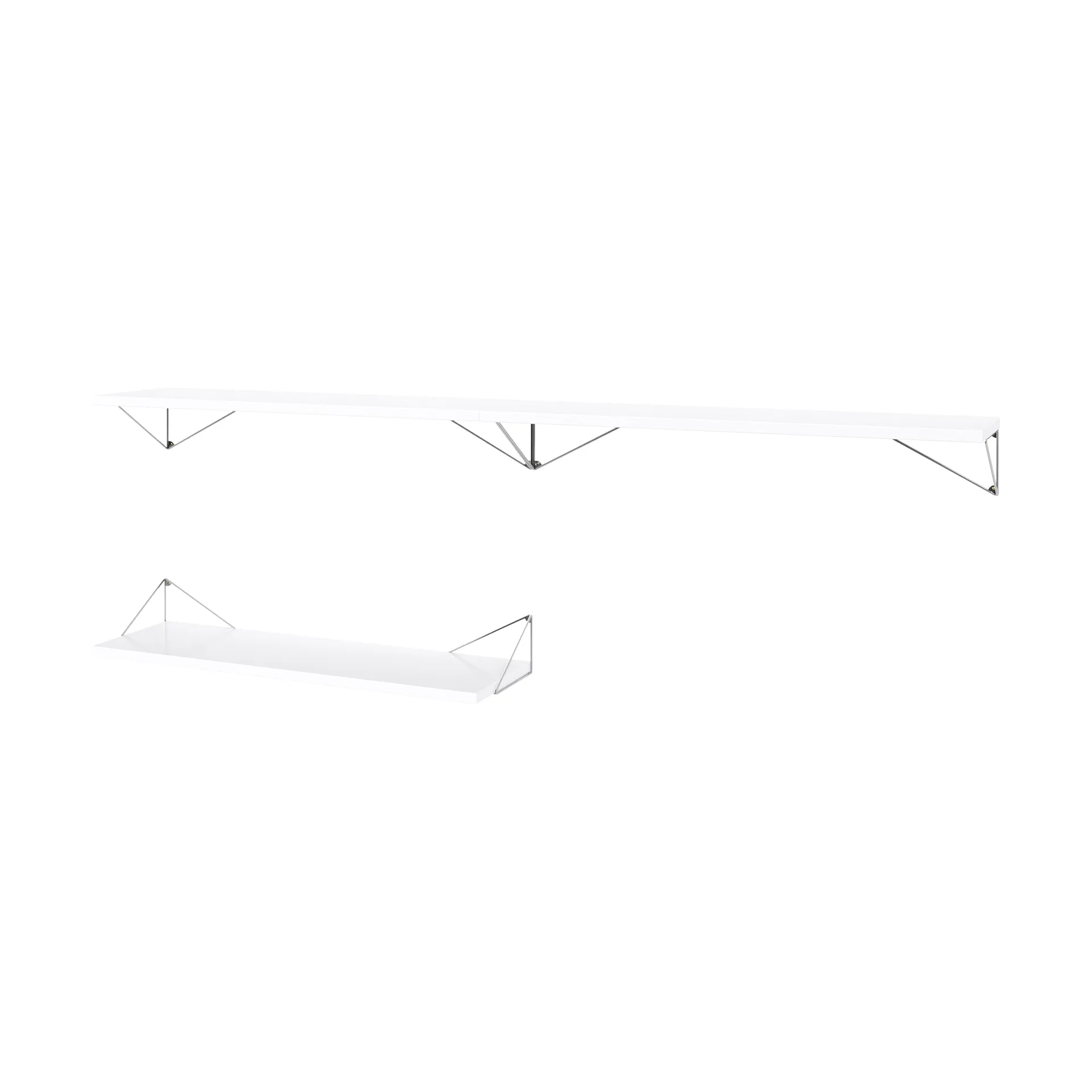 Σύστημα ραφιών Pythagoras Bundle A λευκό-Χρώμιο Maze