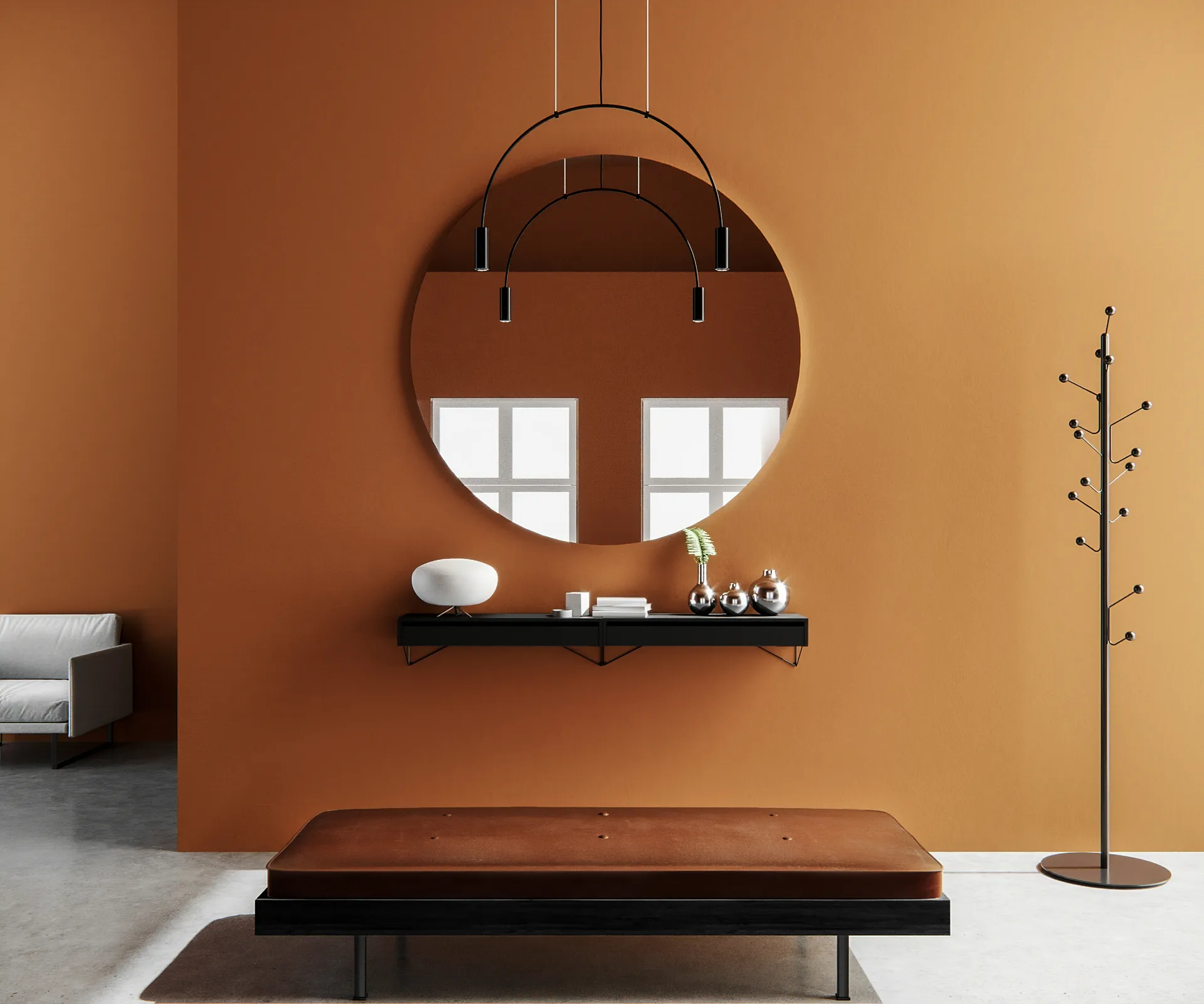 Pythagoras συρτάρι L, μαύρο Maze