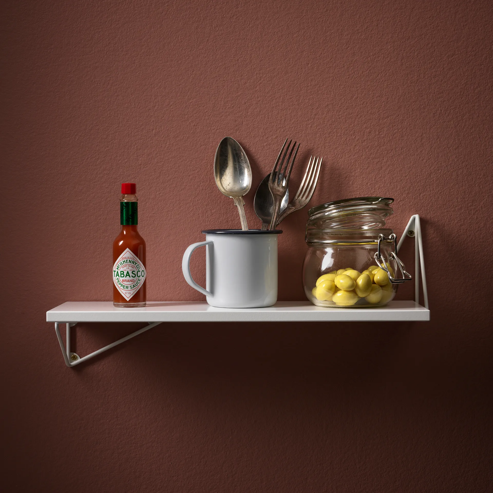 Pythagoras ράφι XS, λευκό Maze