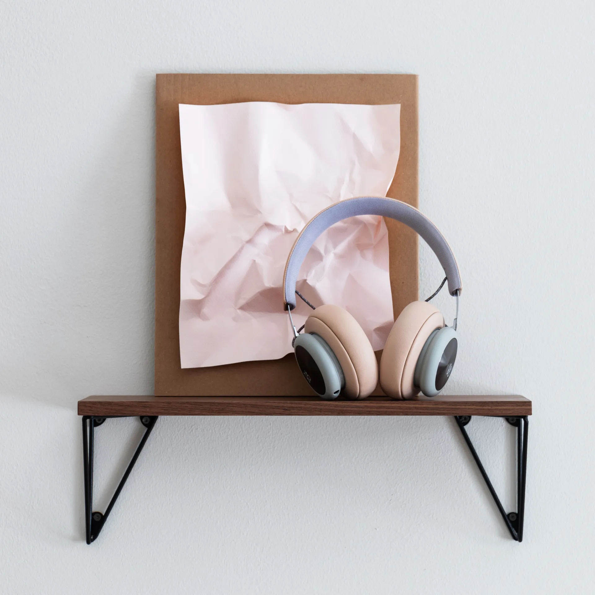 Pythagoras ράφι XS, καρυδιά, μαύρο Maze