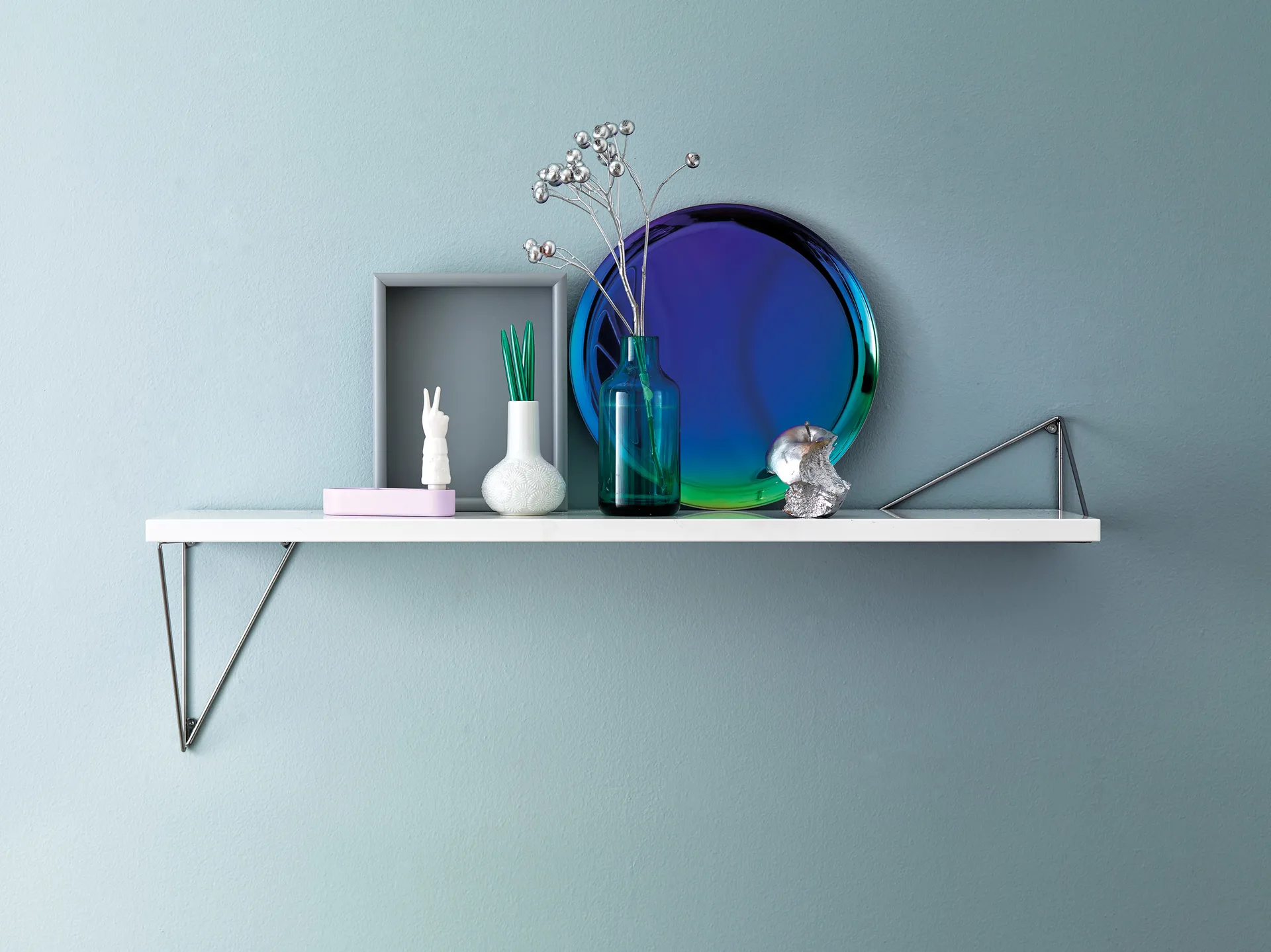 Pythagoras ράφι, λευκό Maze