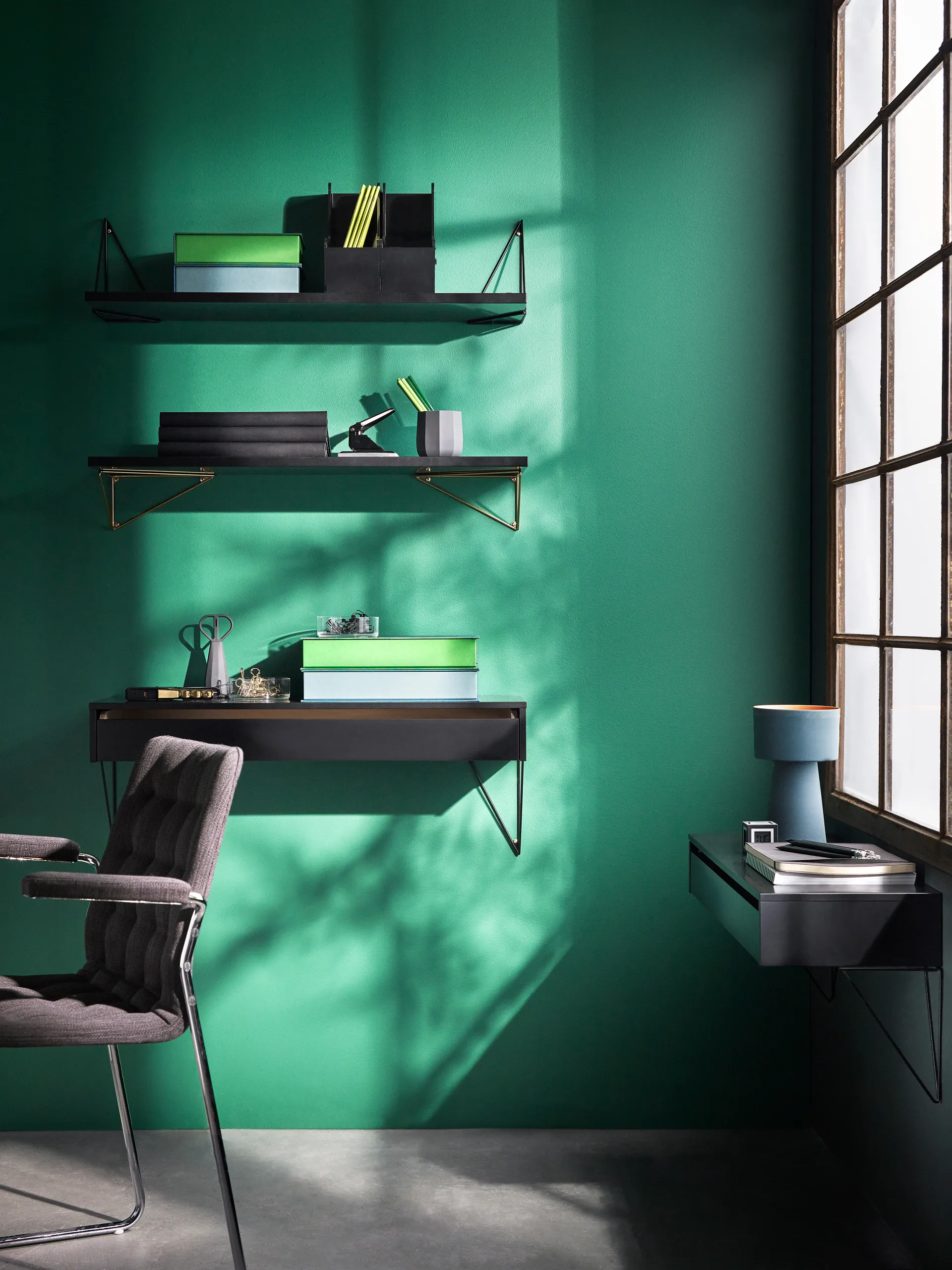 Pythagoras ράφι, μαύρο Maze