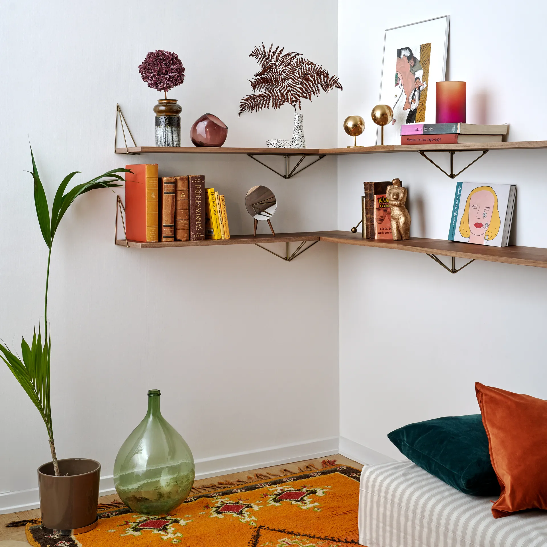 Pythagoras ράφι, καρυδιά Maze