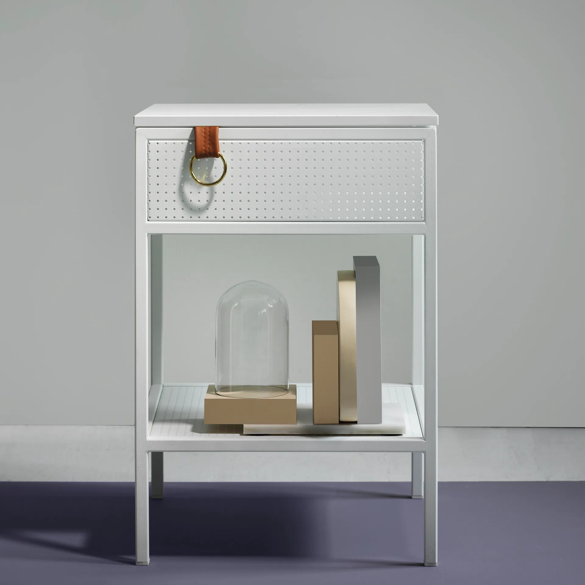 Tracy σκευοθήκη αριστερή, Λευκό Maze