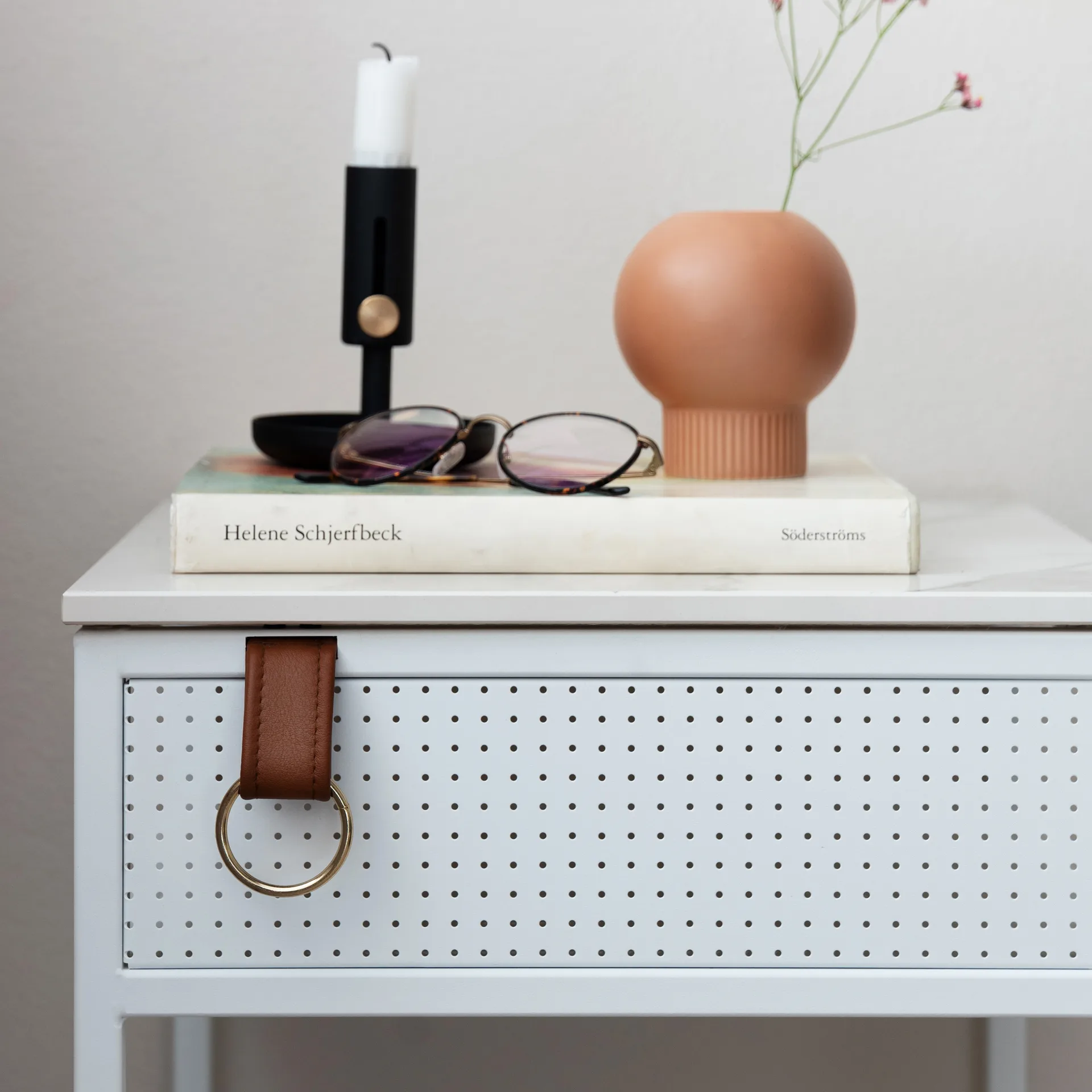 Tracy σκευοθήκη αριστερή, Λευκό Maze