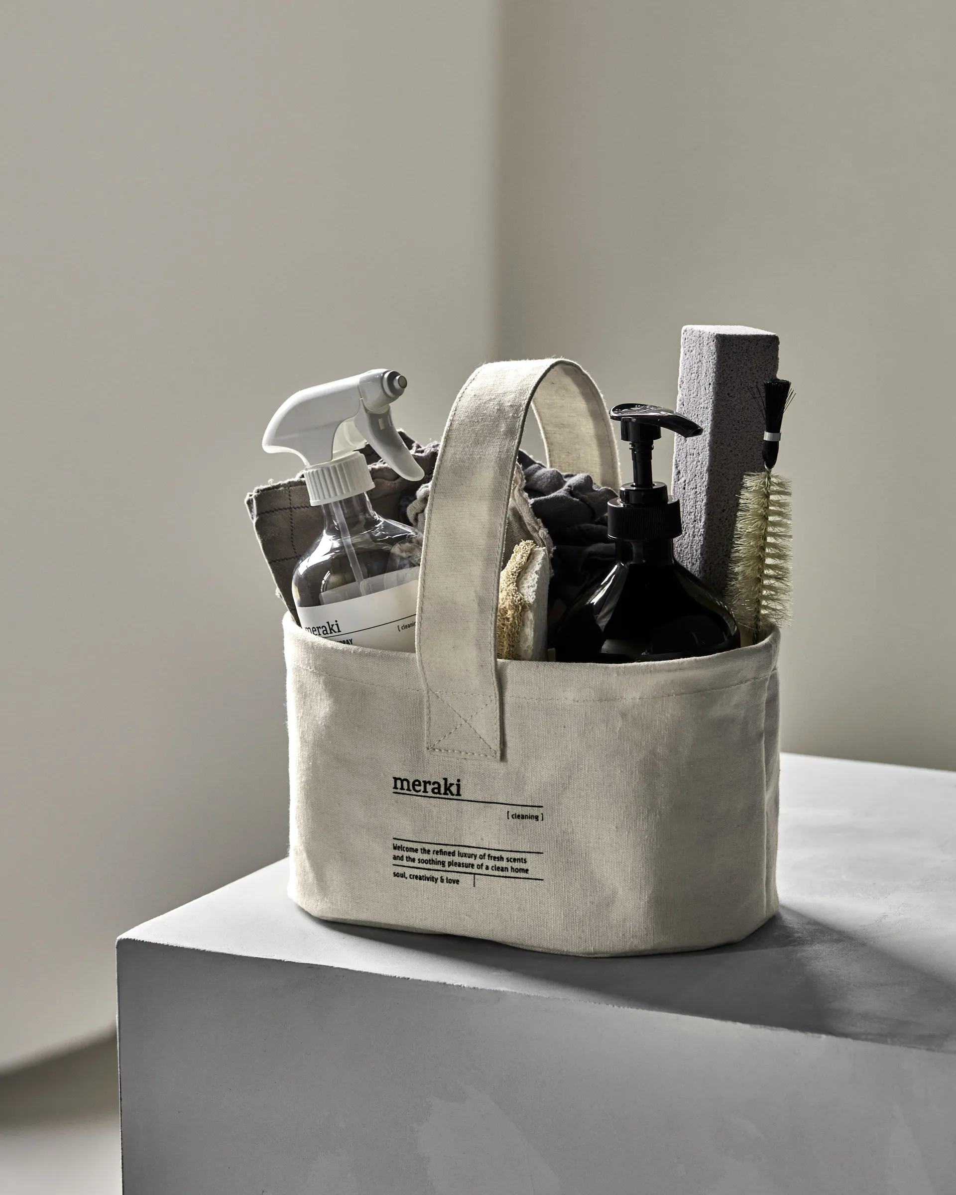 Clean καλάθι, Άσπρο Meraki