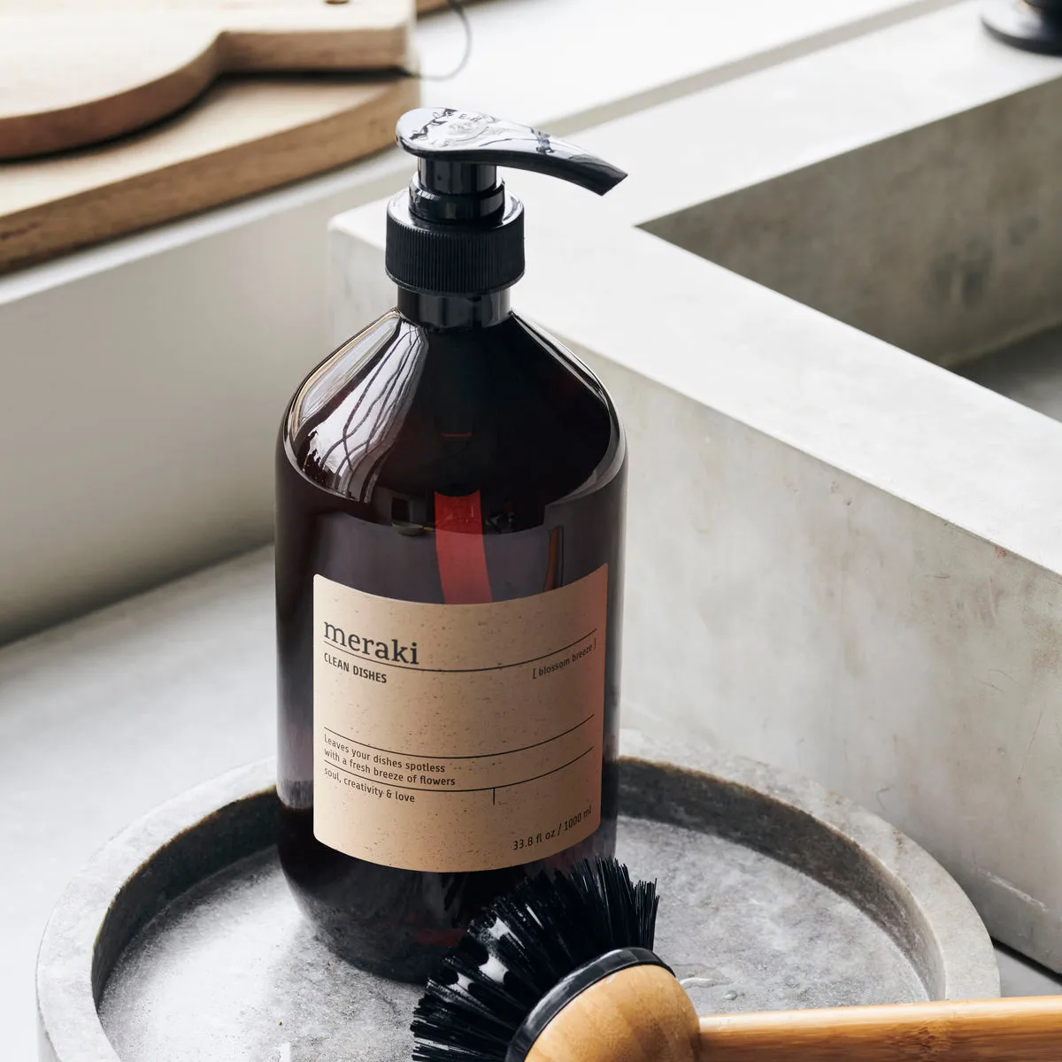 Meraki υγρό σαπούνι 1 l., Αύρα λουλουδιών Meraki