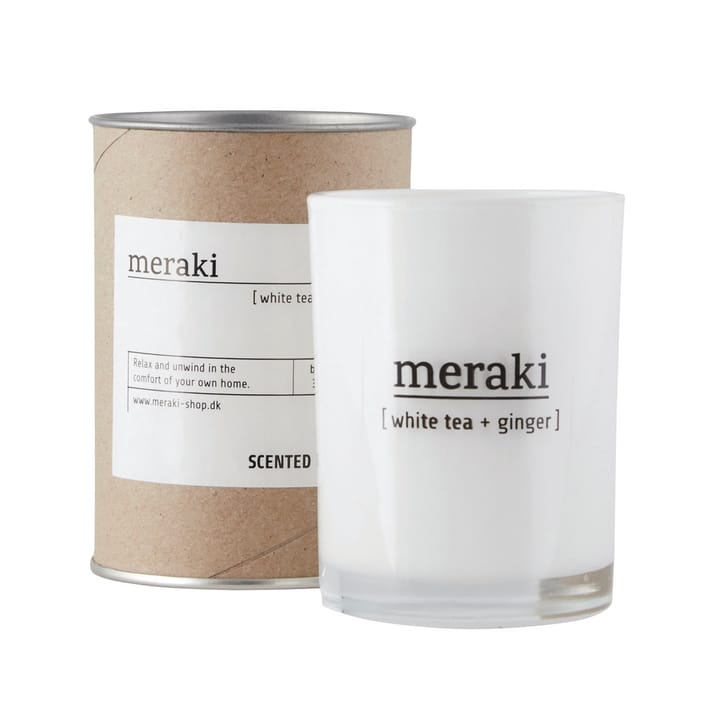 Meraki αρωματικό κερί 12 ώρες - Λευκό τσάι-τζίντζερ - Meraki