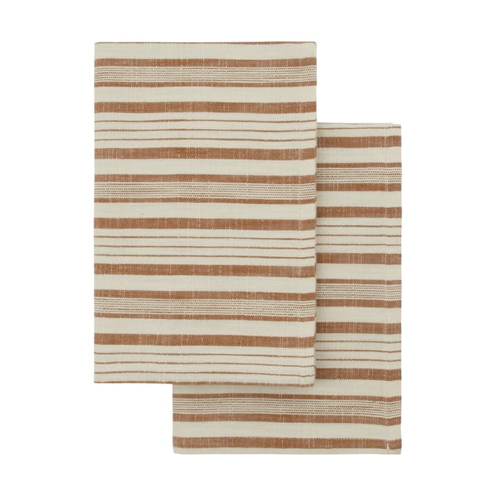 Meraki πετσέτα κουζίνας 50x70 εκ. 2-pack - Τερρακότα - Meraki