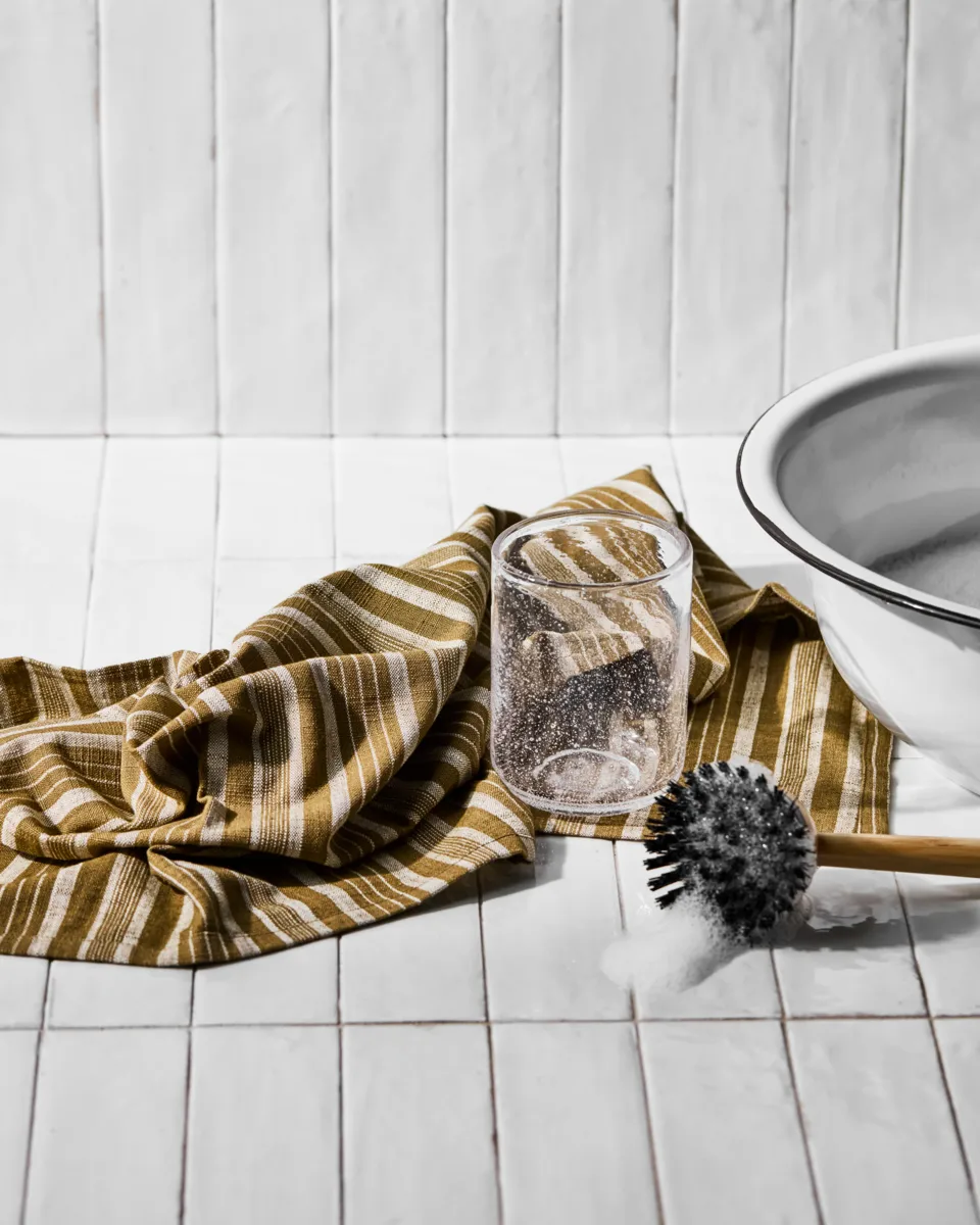 Meraki πετσέτα κουζίνας 50x70 εκ. 2-pack, Σκούρο ελαιόχρυσο Meraki