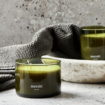 Αρωματικό κερί Meraki, 60 ώρες - Φύλλο Oud - Meraki