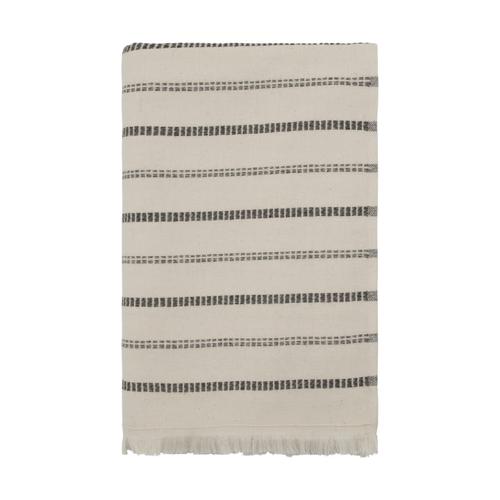 True πετσέτα μπάνιου - Off-White-μαύρο, 70x140 cm - Meraki