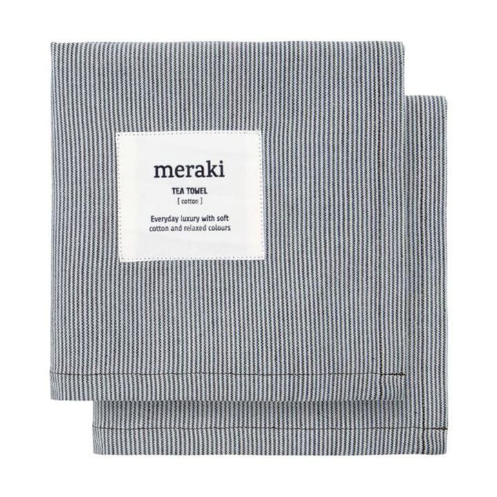 Πετσέτα κουζίνας Verum 55x75 εκ 2 τεμάχια - Light grey-armégreen - Meraki