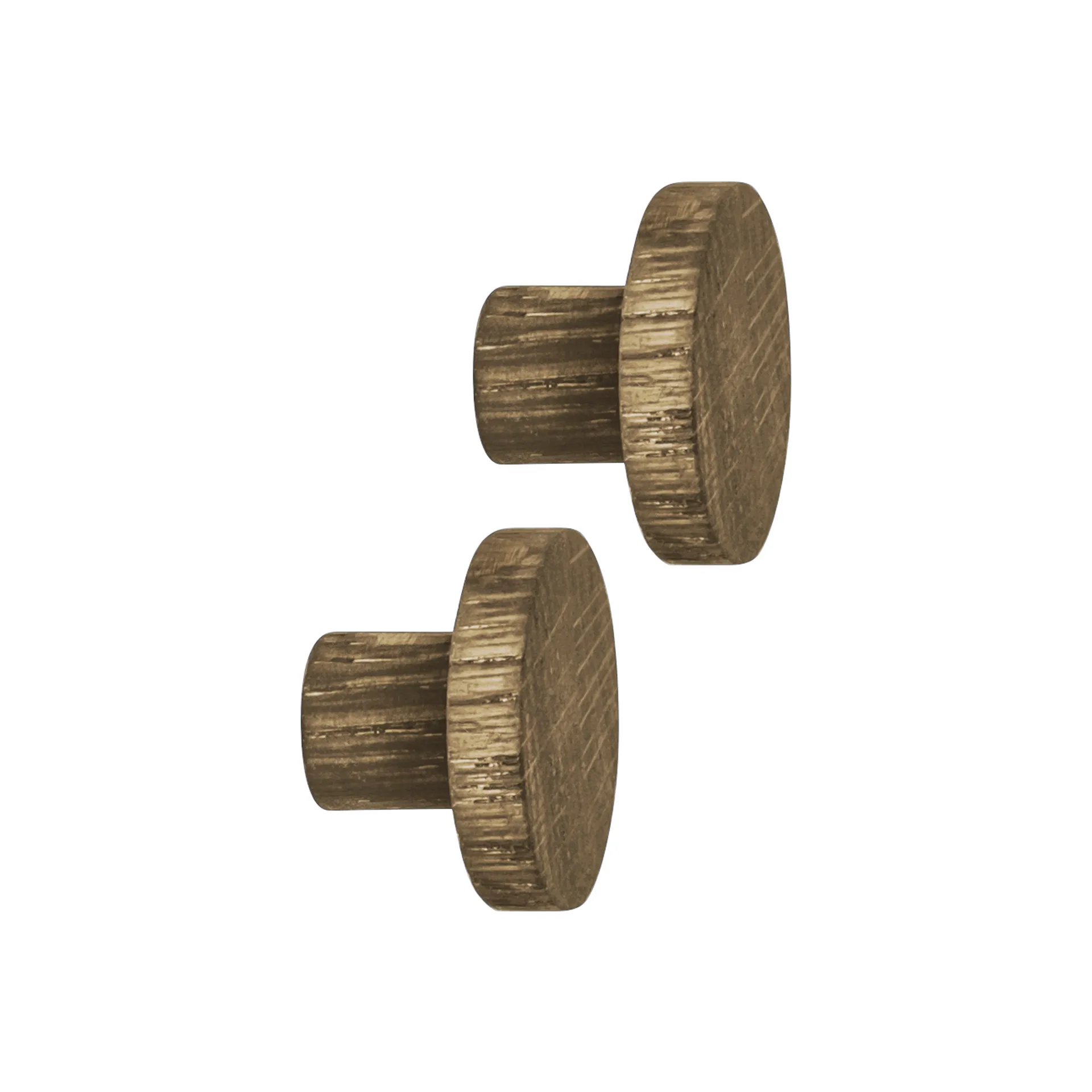 Γάντζος αιχμής μικρός 2 τεμάχια, Dark oiled oak Mette Ditmer