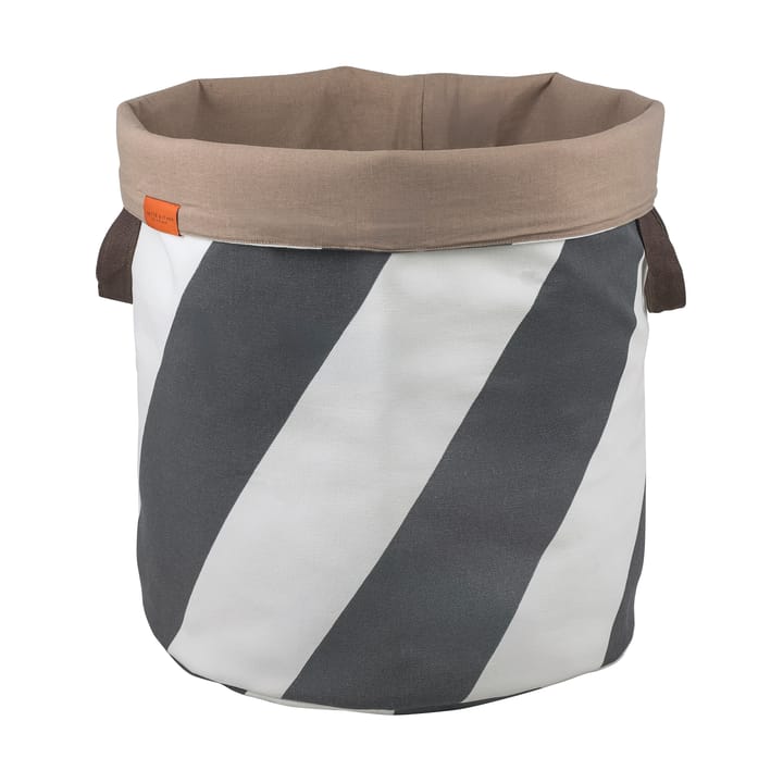 Διαγώνιο καλάθι για ρούχα Ø40x50 cm - Dark grey-off-white - Mette Ditmer