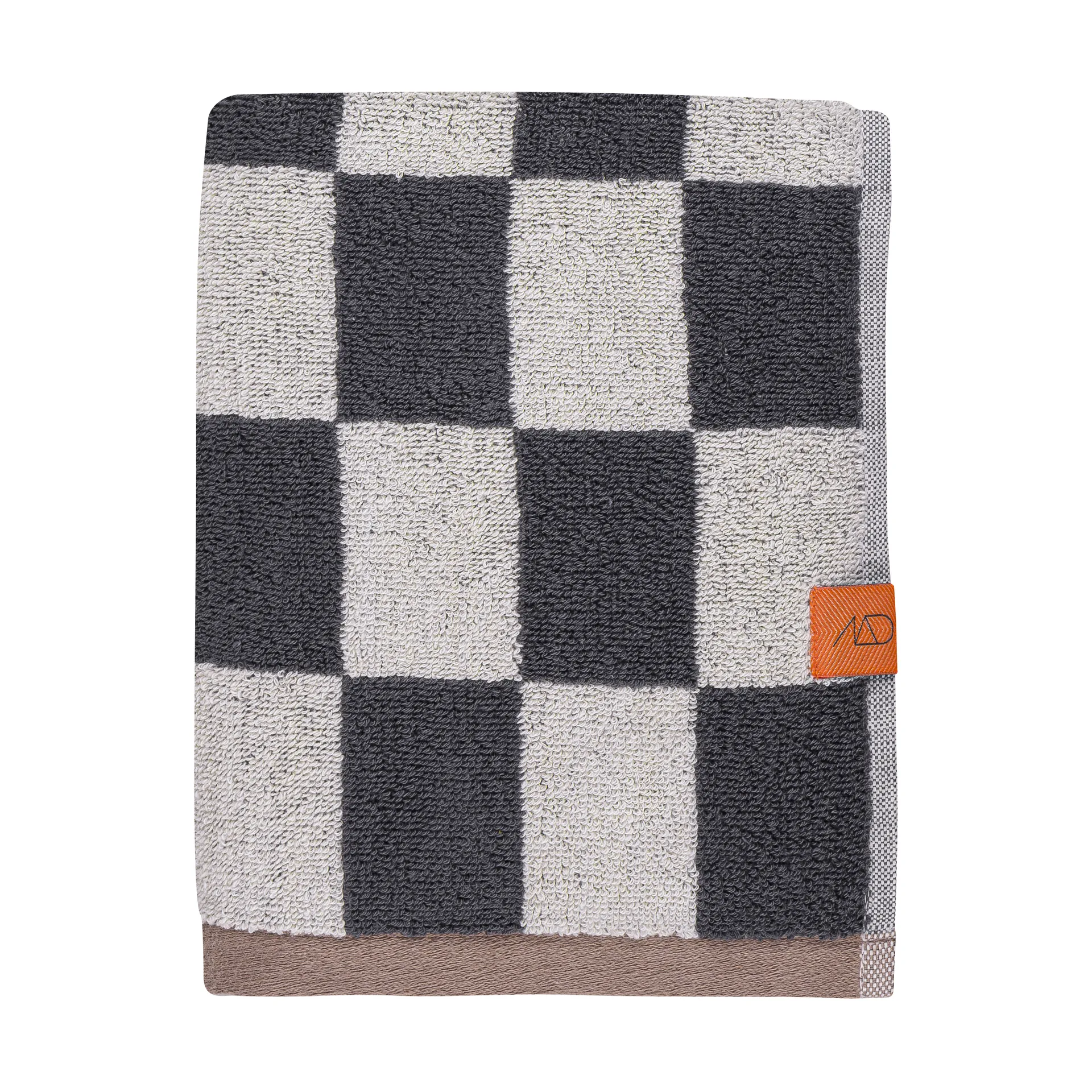 Ρετρό πετσέτα 50x90 εκ, Dark grey Mette Ditmer