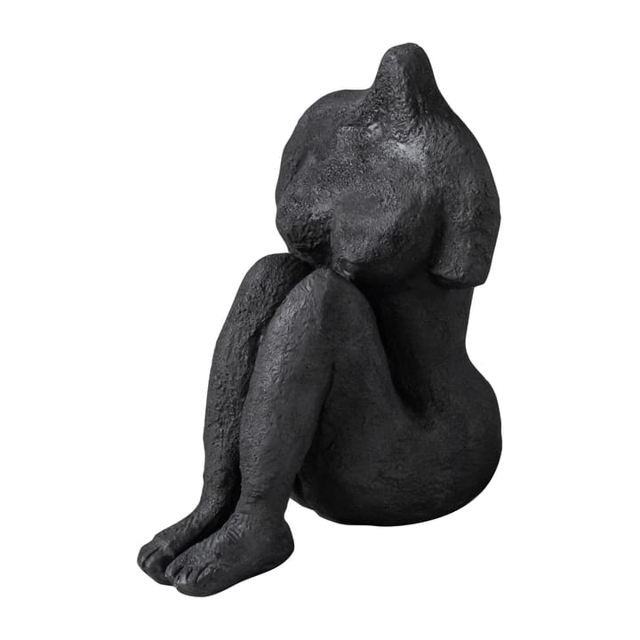 Art piece καθιστή γυναίκα 14 cm - Μαύρο - Mette Ditmer