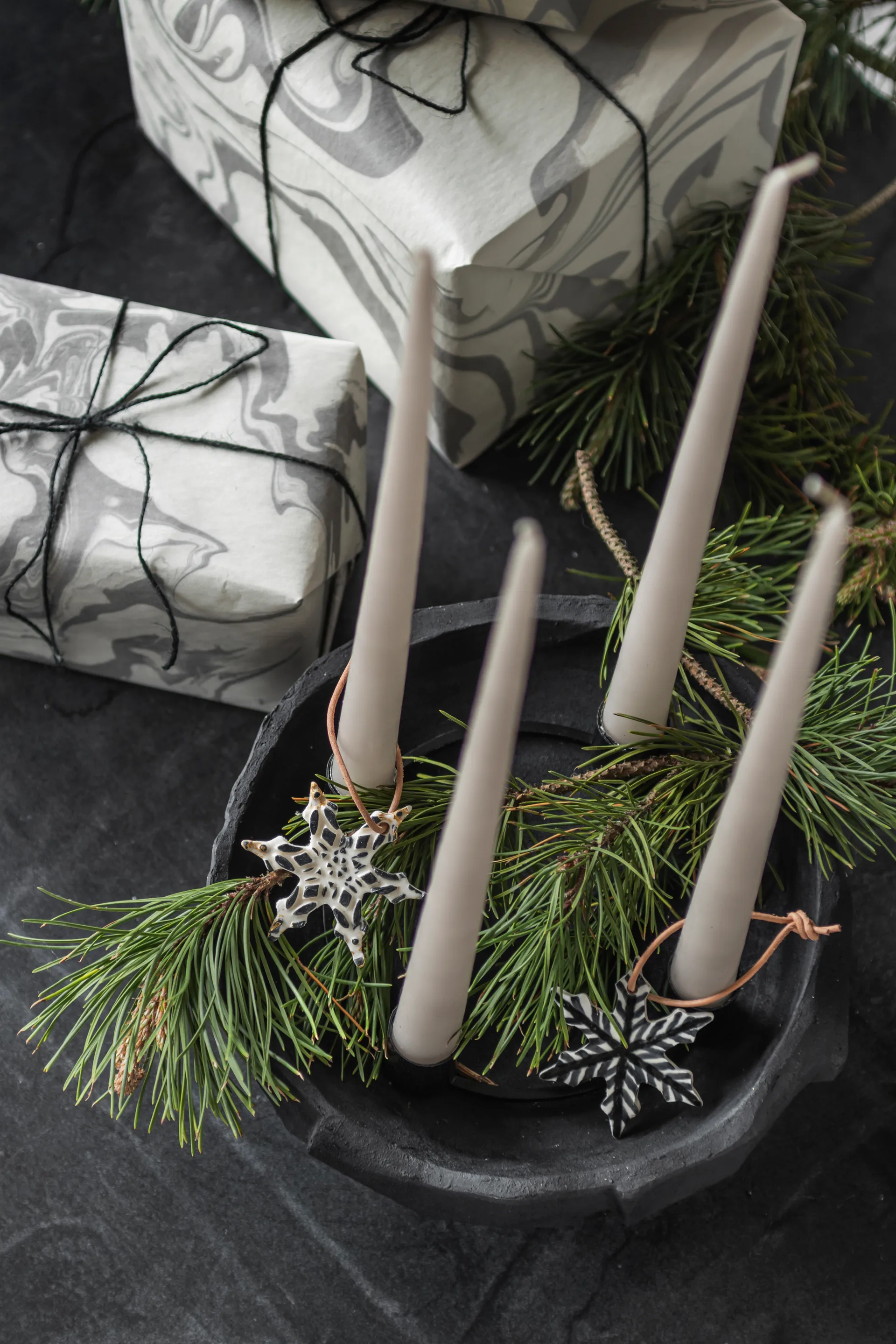 Κηροπήγιο Art Piece Ø23 cm, Black Mette Ditmer