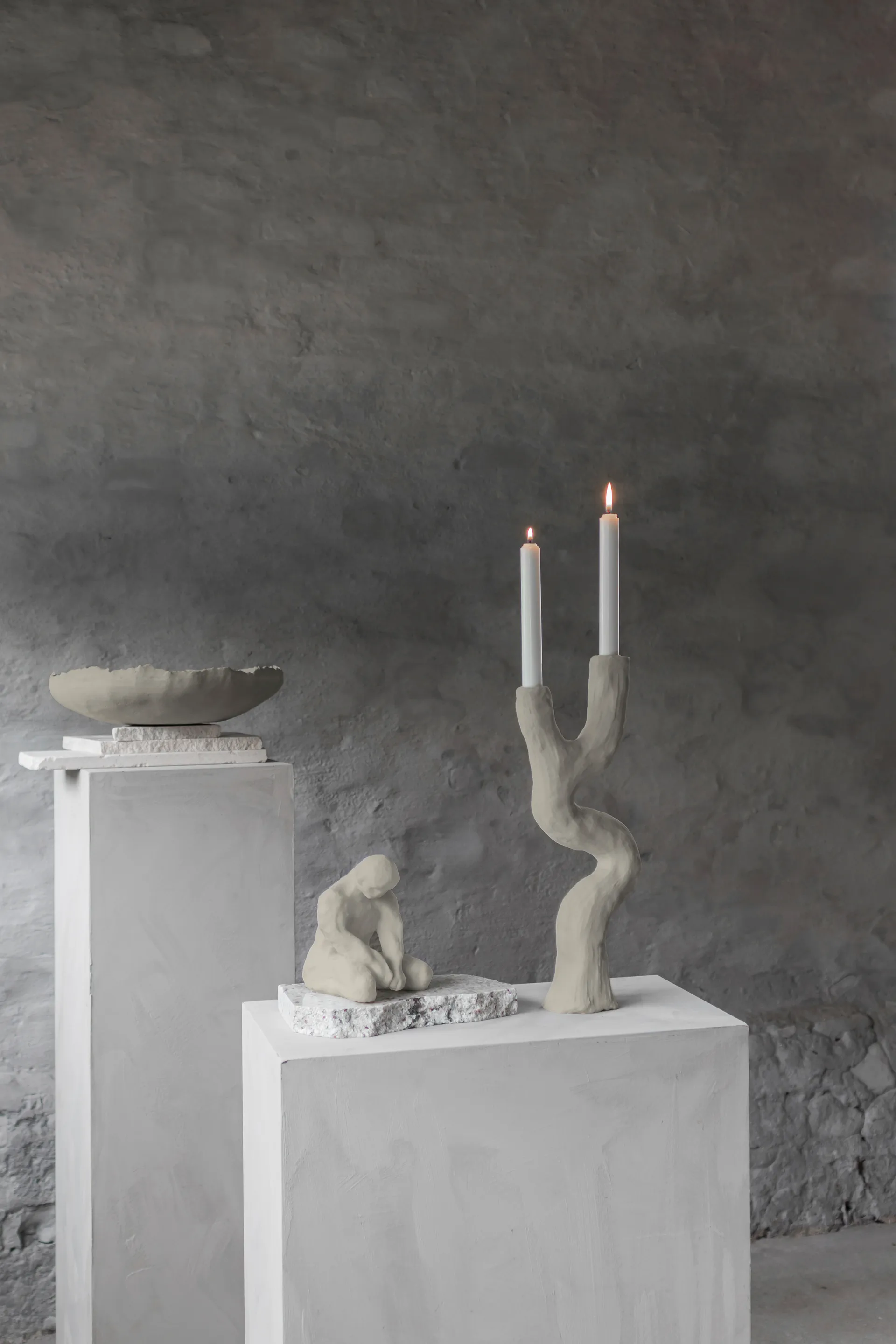 Art piece κηροπήγιο 41 cm, Άμμος Mette Ditmer