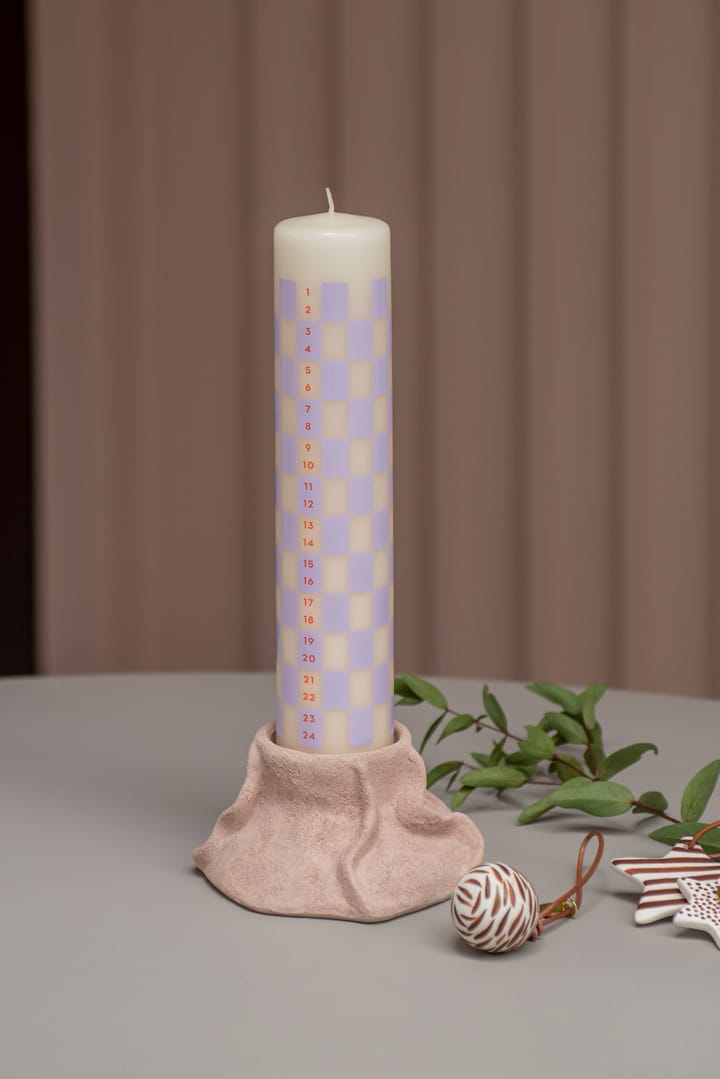 Κηροπήγιο Art Piece lava Ø12.5 cm, Powder pink Mette Ditmer