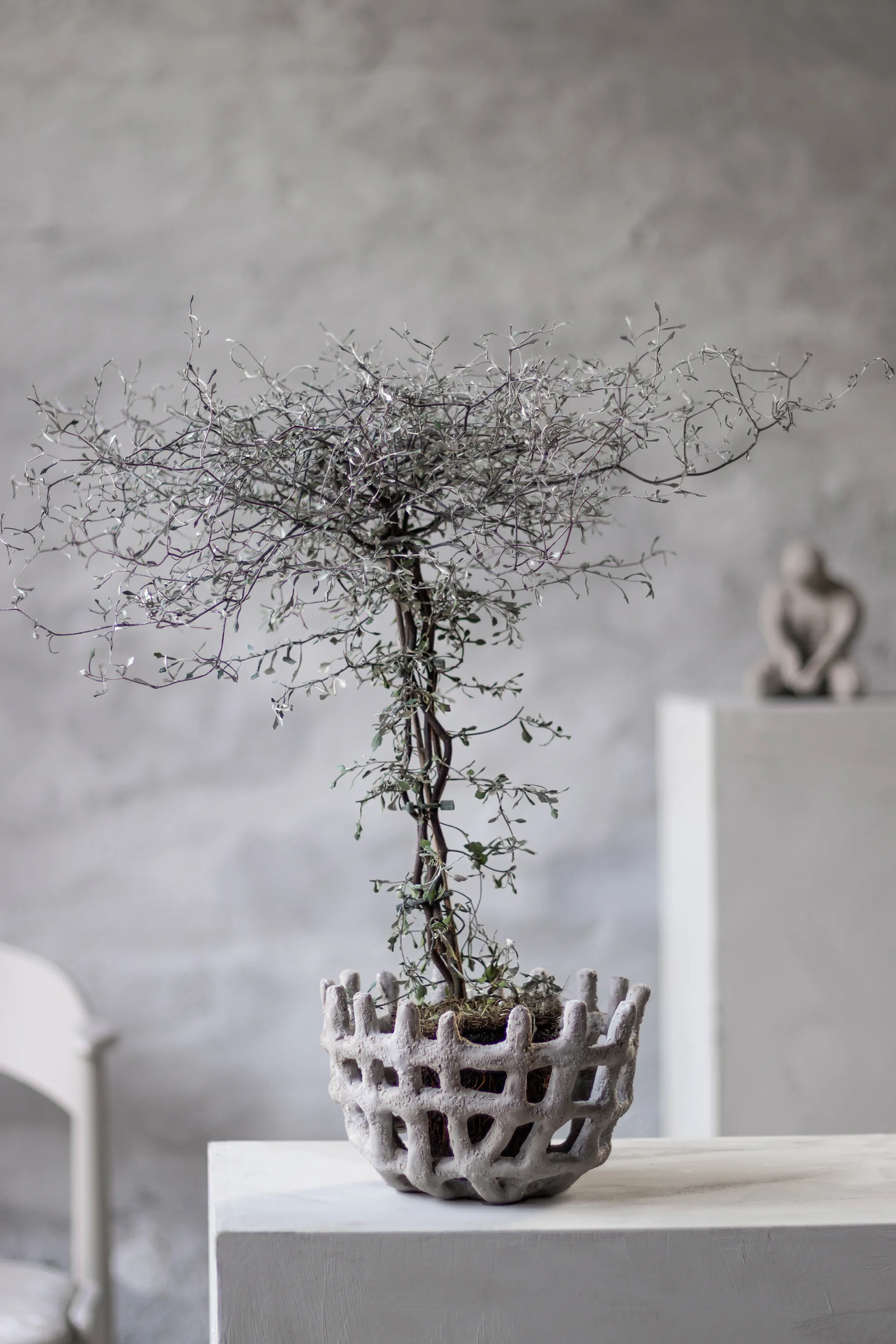 Art Piece ψάθινο καλάθι, Άμμος Mette Ditmer