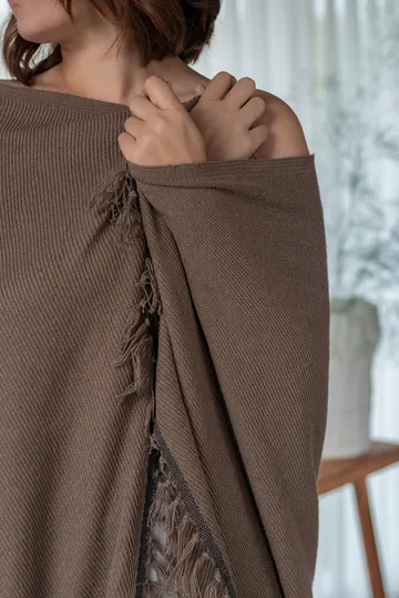 Bohemia κουβέρτα 125x180 cm - Taupe - Mette Ditmer