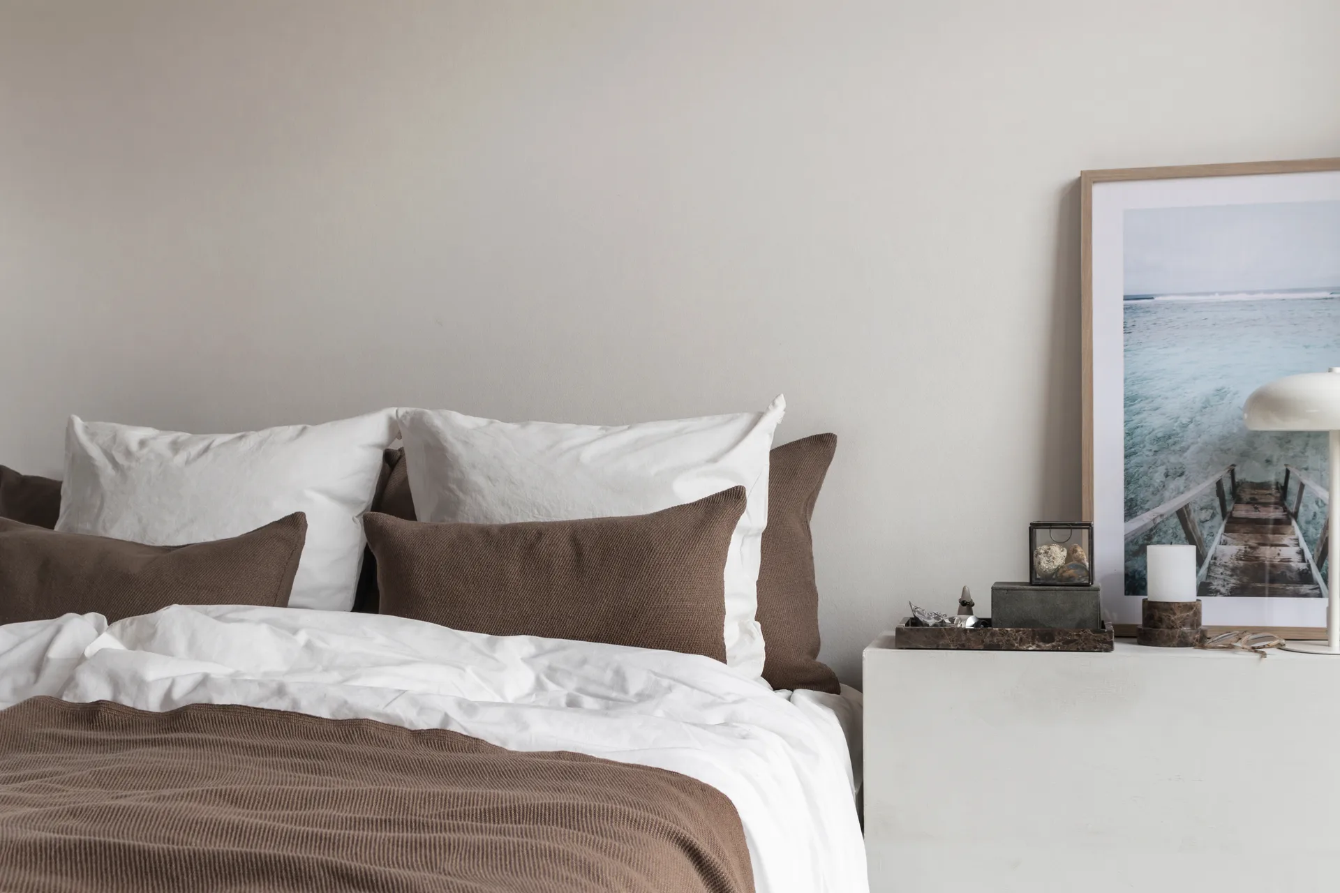 Κουβέρτα Bohemia, Taupe, 250x250 cm Mette Ditmer