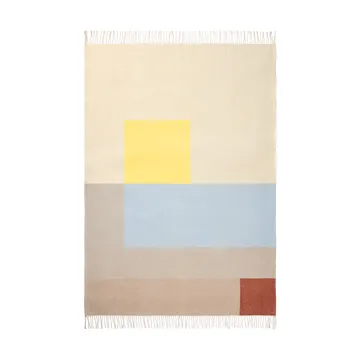 Brick πλεκτό ριχτάρι 125x190 cm - Light yellow - Mette Ditmer