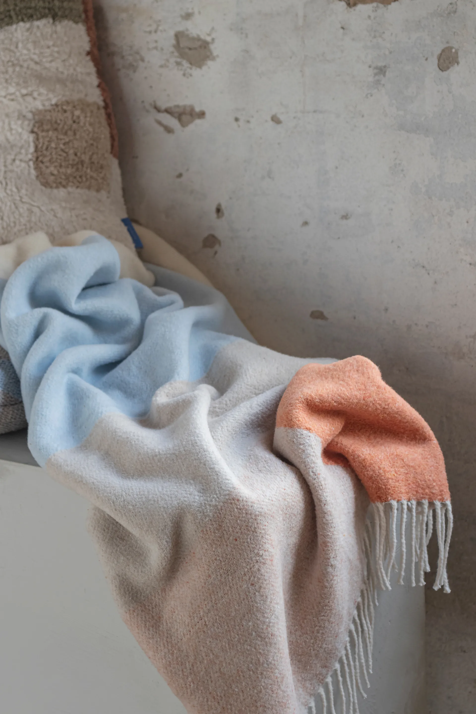 Brick πλεκτό ριχτάρι 125x190 cm, Light yellow Mette Ditmer