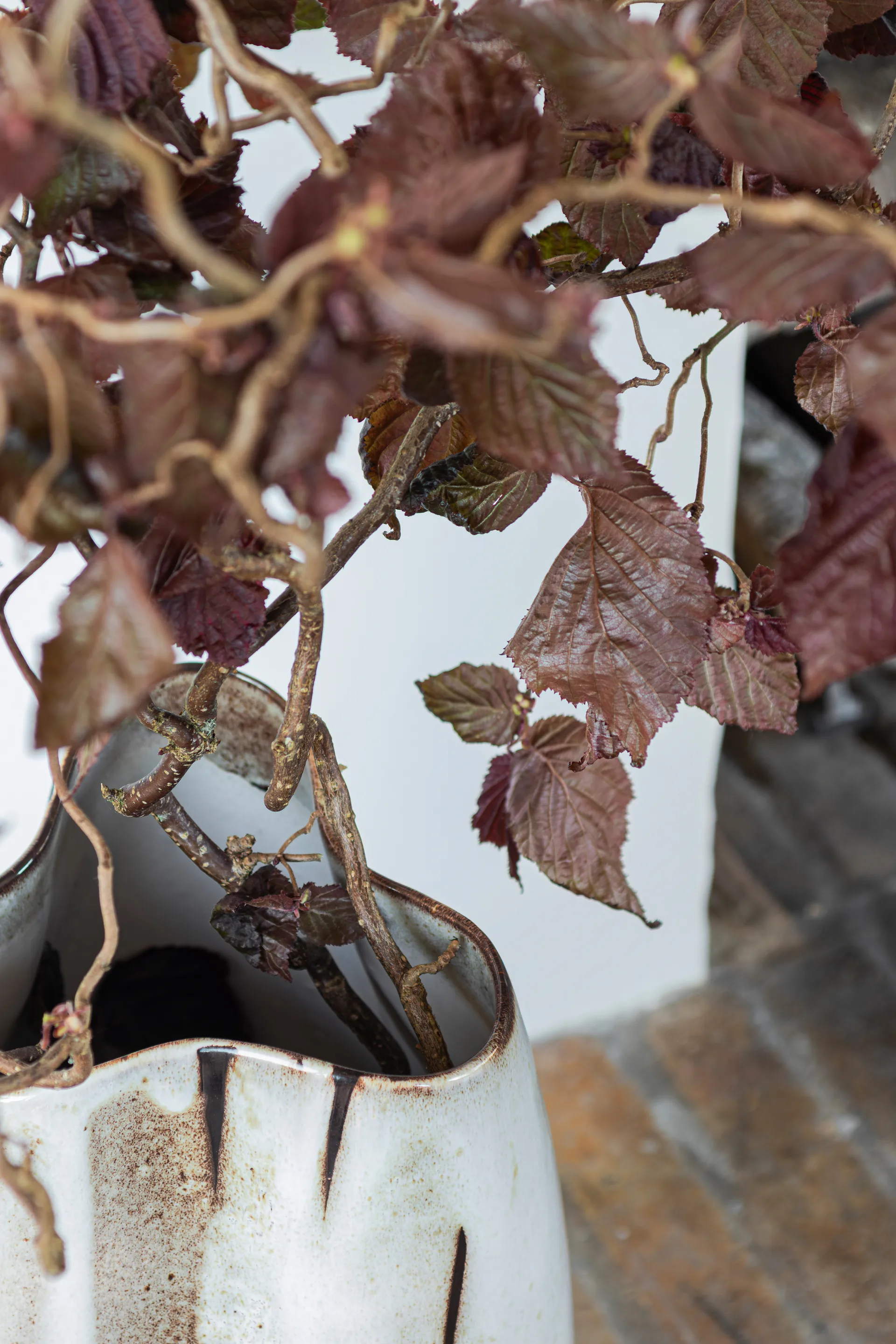 By Hand βάζο large 38,5 cm, Εκρού Mette Ditmer