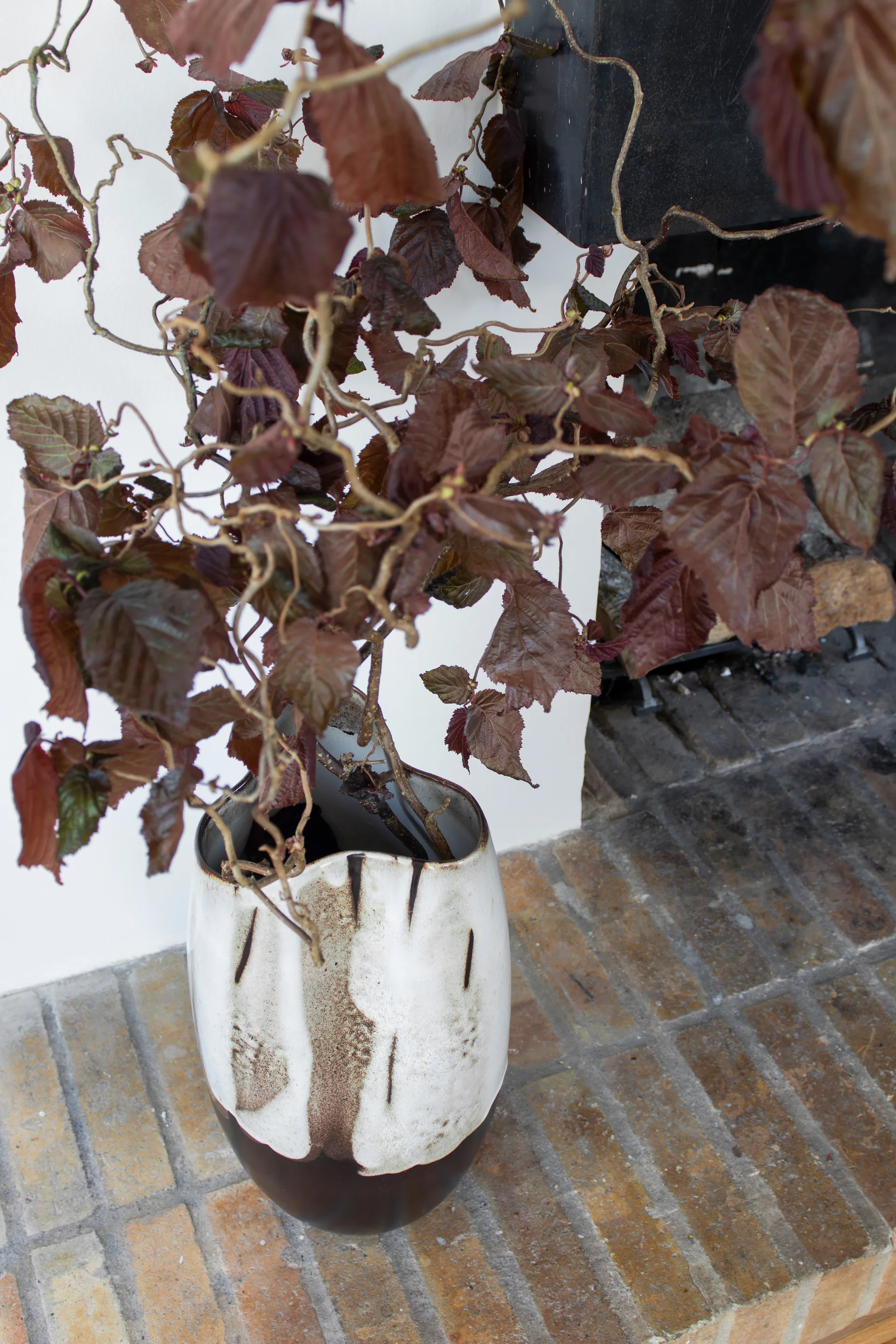 By Hand βάζο large 38,5 cm, Εκρού Mette Ditmer