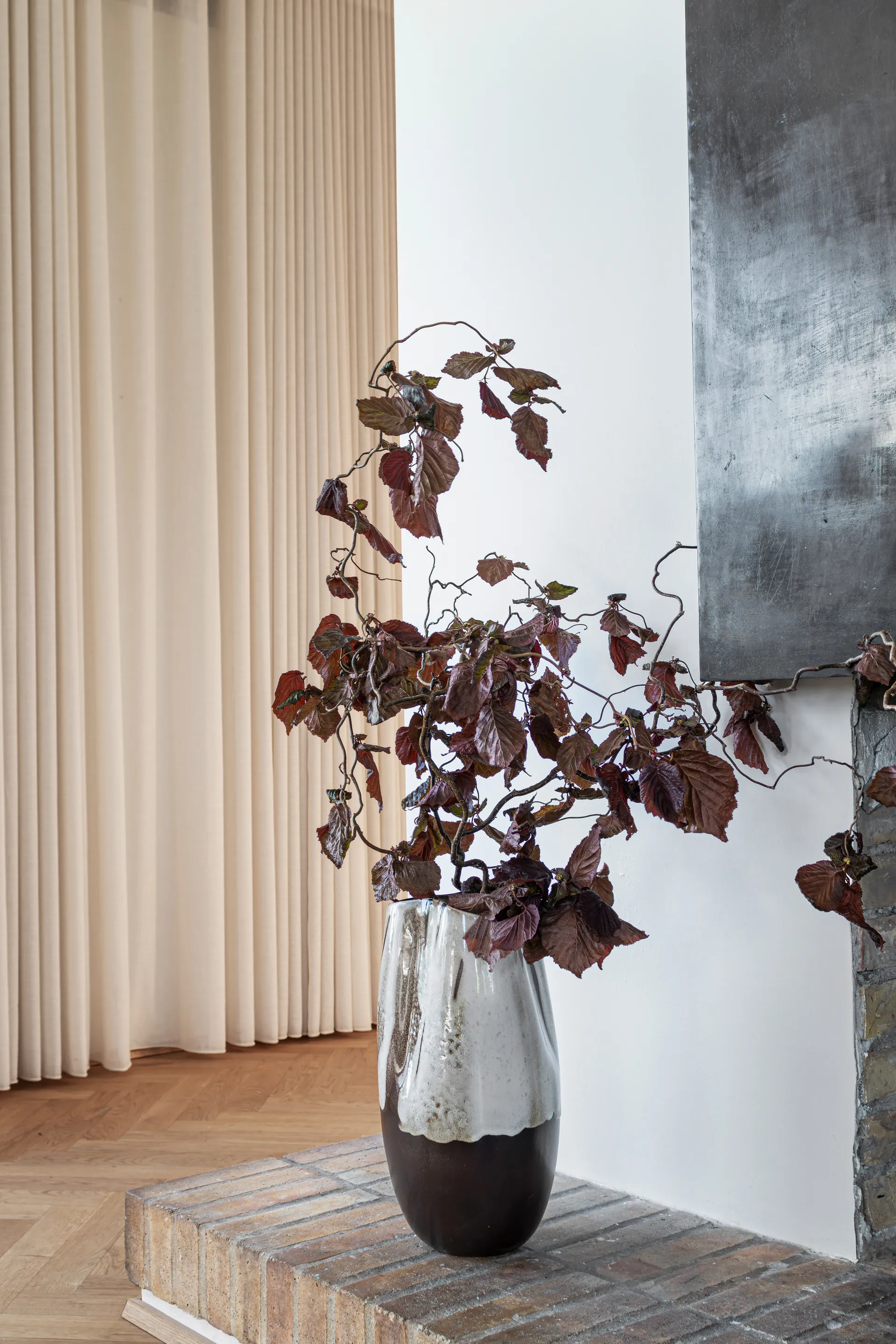 By Hand βάζο large 38,5 cm, Εκρού Mette Ditmer