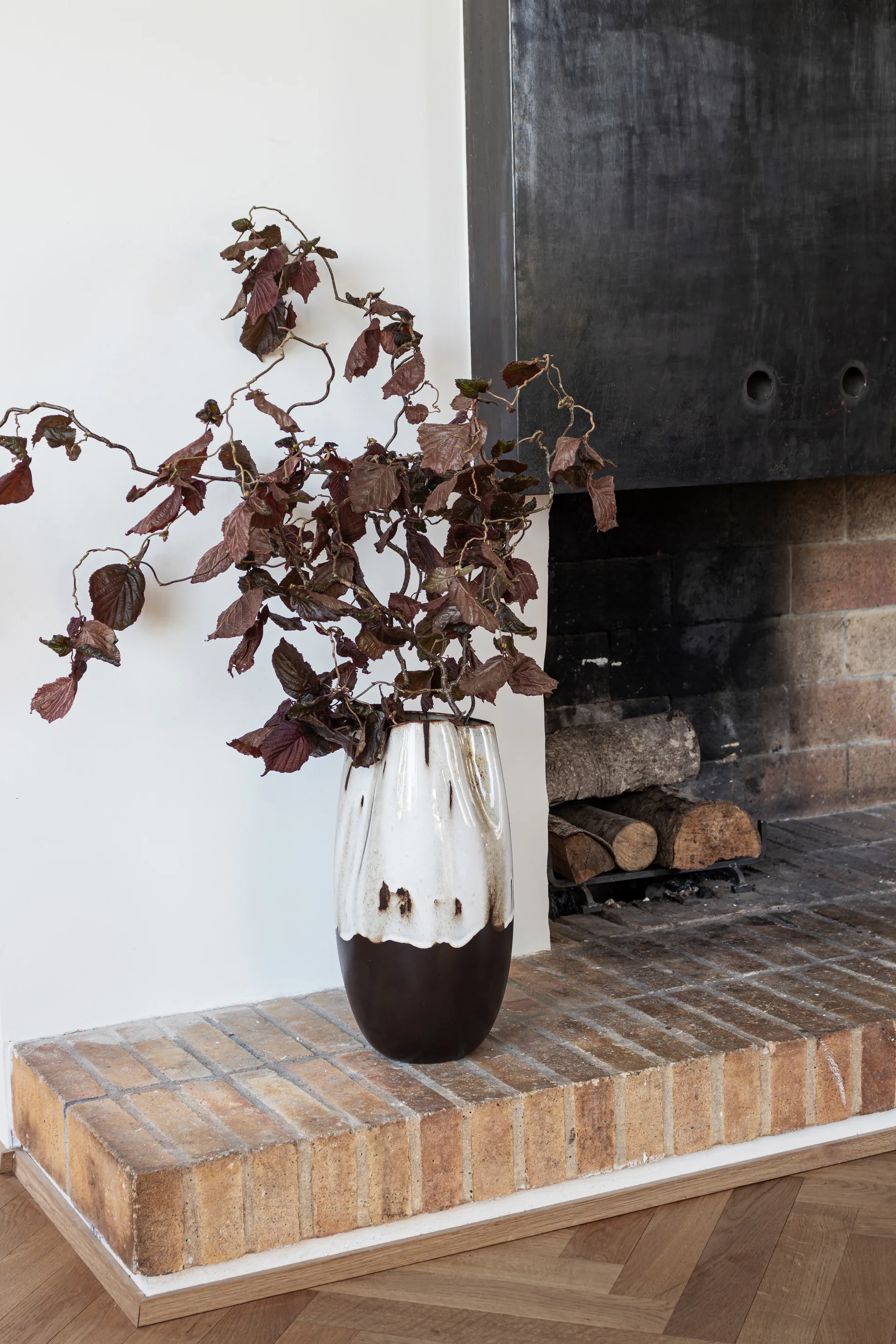 By Hand βάζο large 38,5 cm, Εκρού Mette Ditmer