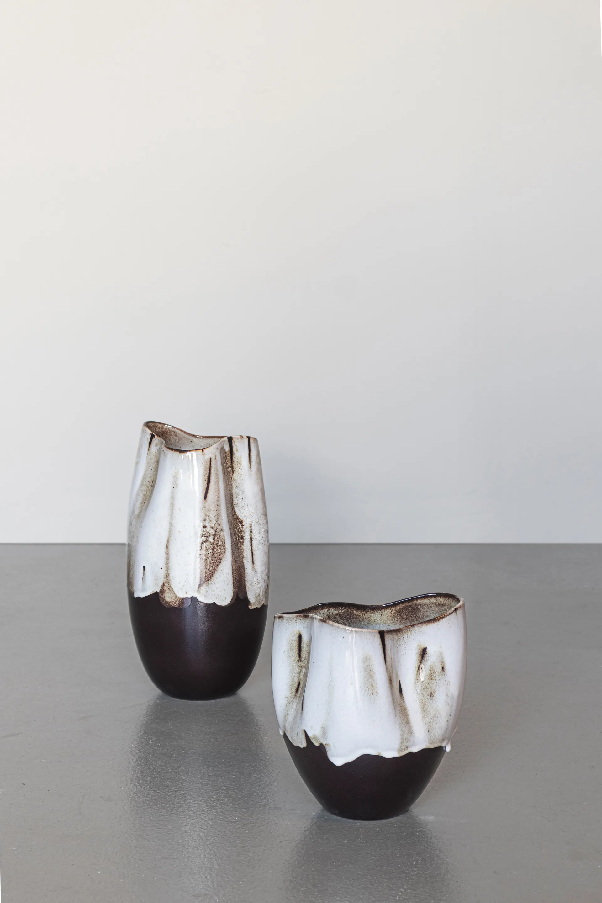 By Hand βάζο large 38,5 cm, Εκρού Mette Ditmer