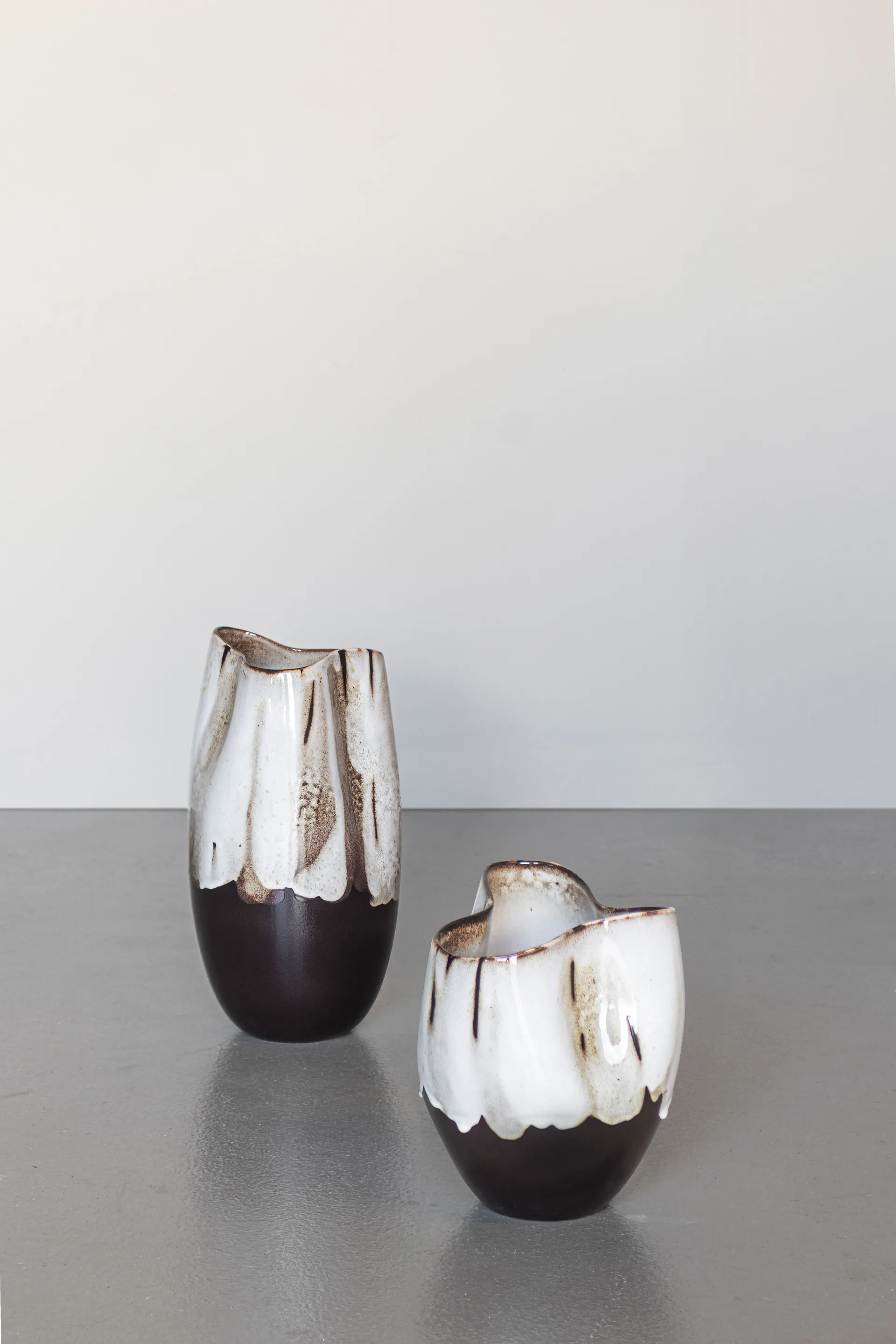 By Hand βάζο small 24,5 cm, Εκρού Mette Ditmer