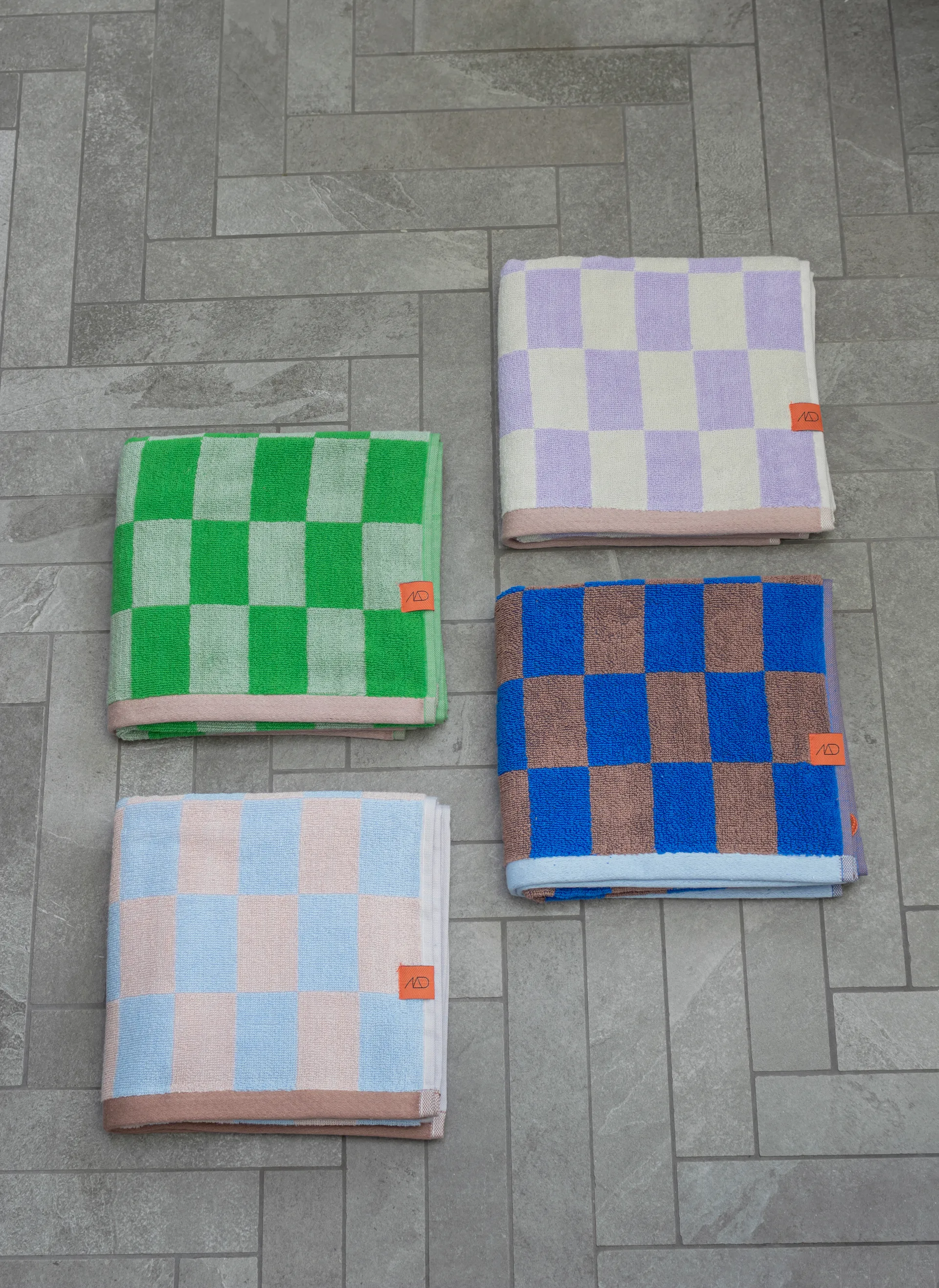 Ρετρό πετσέτα, Cobalt, 70x133 cm Mette Ditmer