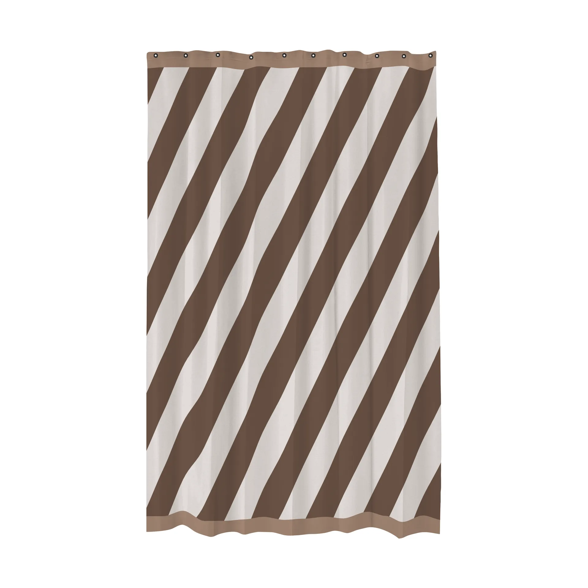 Diagonal κουρτίνα ντους 150x200 εκ., Chocolate Mette Ditmer