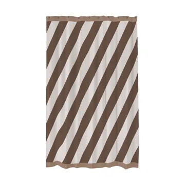 Diagonal κουρτίνα ντους 150x200 εκ. - Chocolate - Mette Ditmer